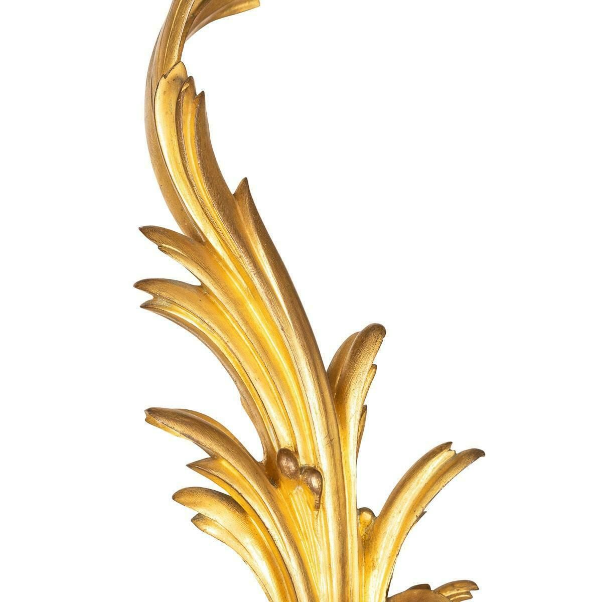 photo for sale 19th Century French Pair Of Ormolu Bronze Fireplace Chenets, C.1840