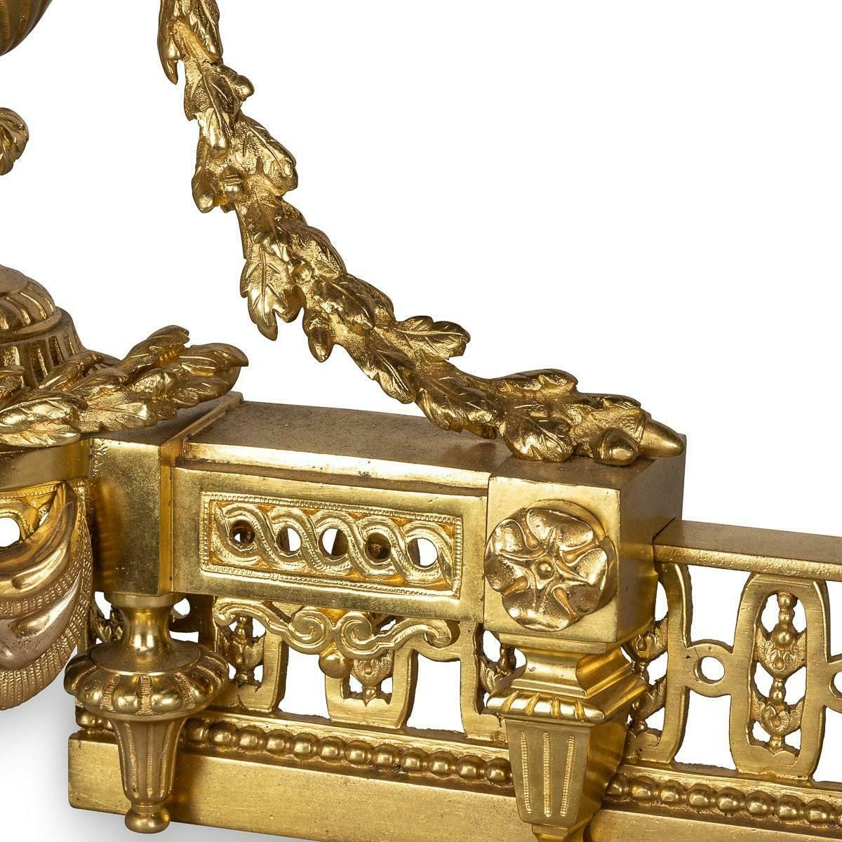 19th Century Ormolu Style Fireplace Chenets photo 2695.0