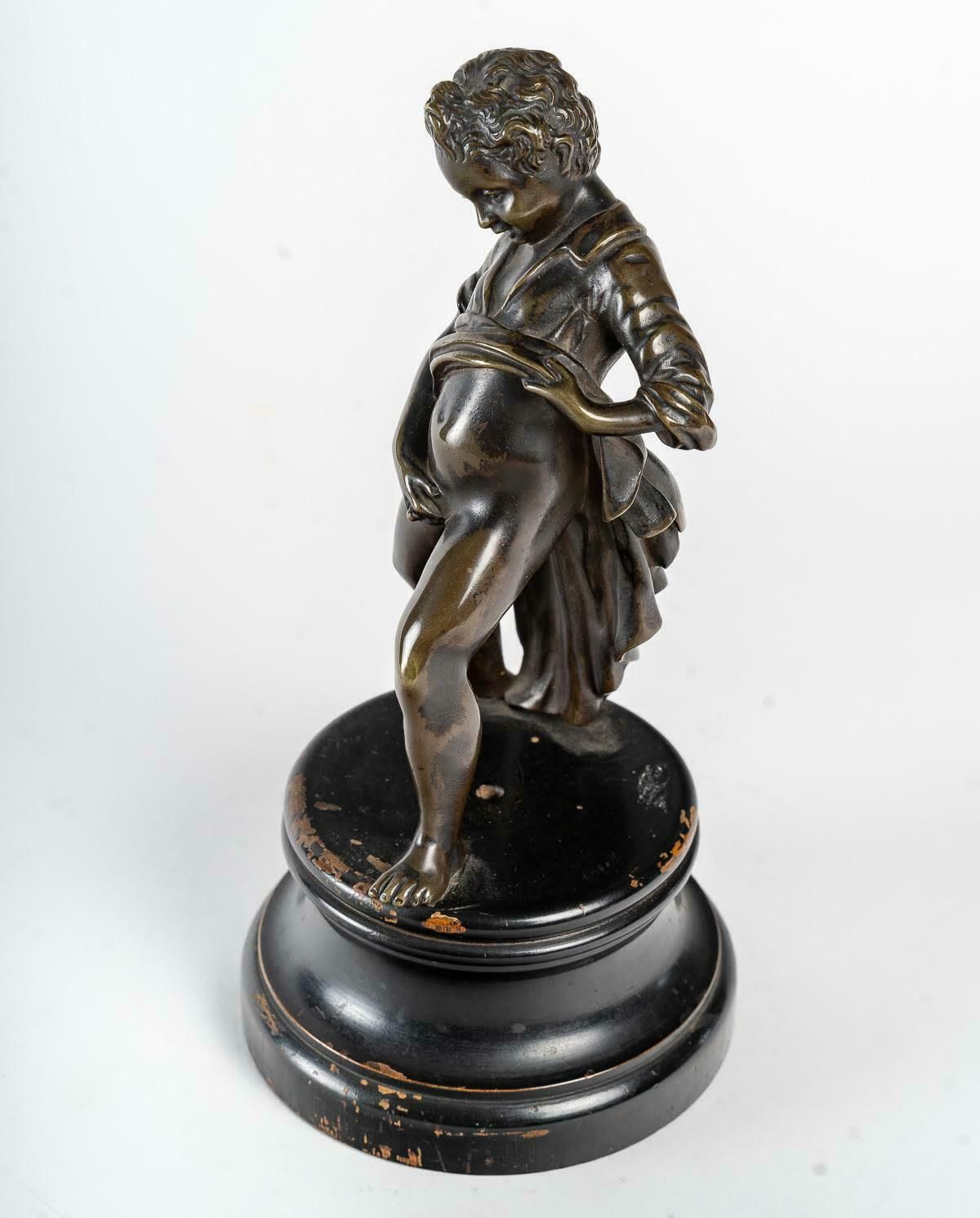 Bronze Sculpture Of The Xixth Century Of Louis XV Style photo vinterior