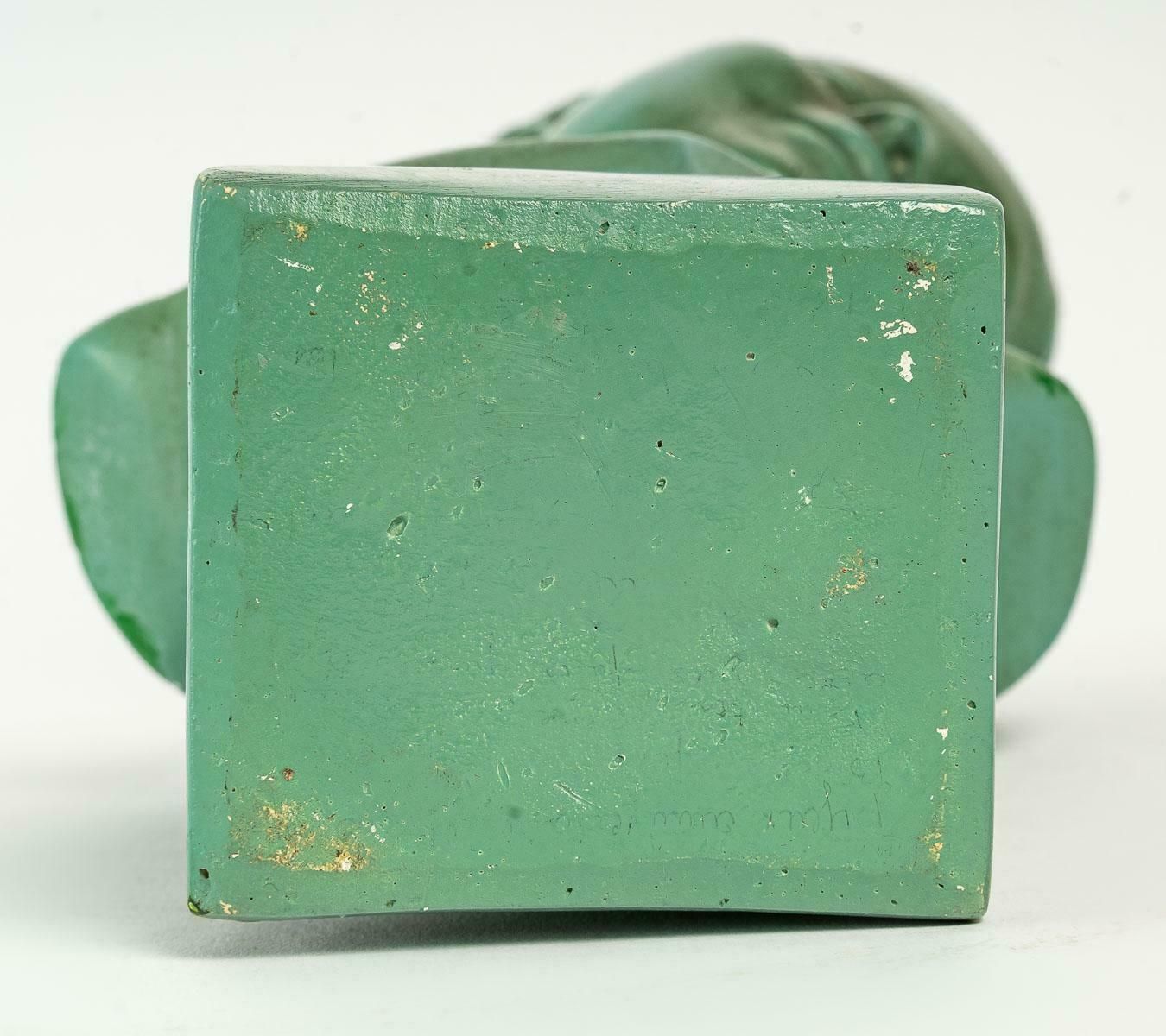 Lacquered Plaster Sculpture, Bust Of A Young Girl photo furniture
