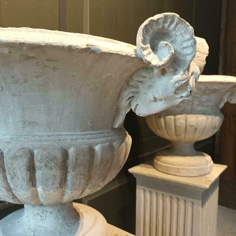 A Pair Of 19th Century Limestone Urns photo 5280.0