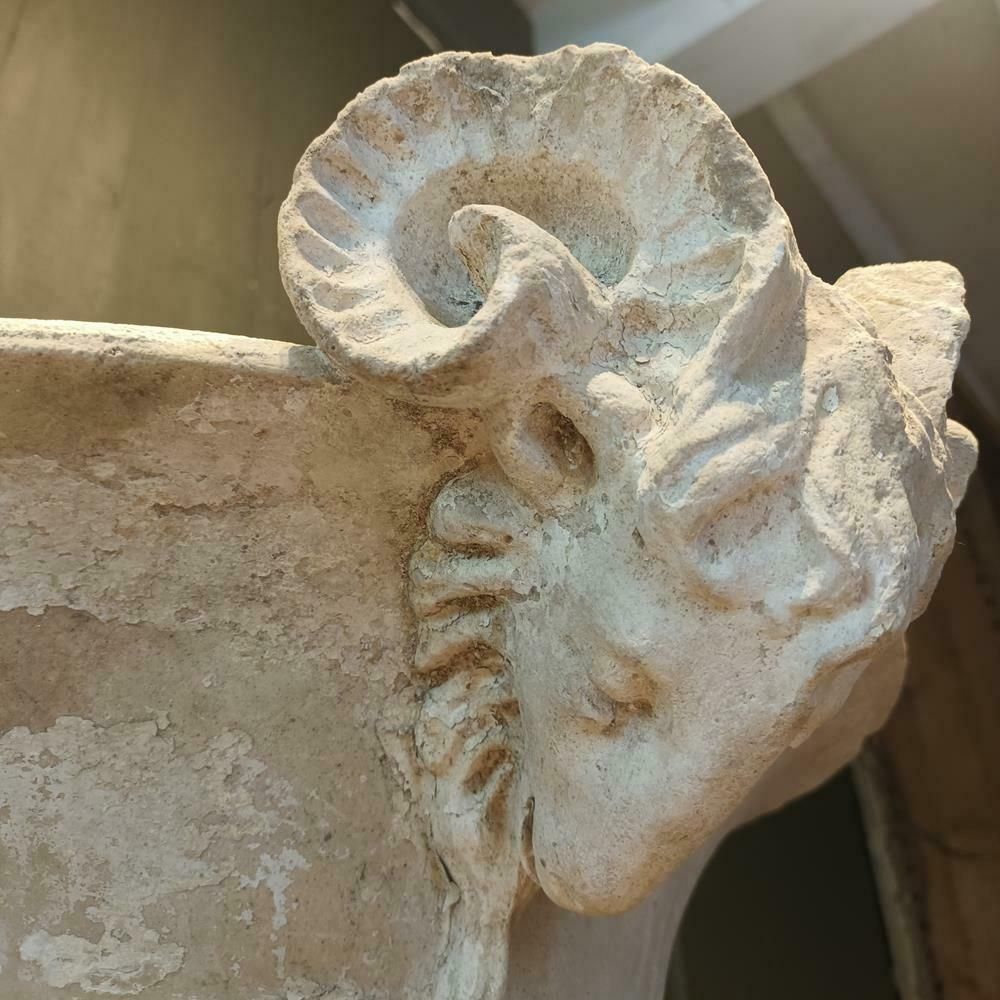 photo for sale A Pair Of 19th Century Limestone Urns