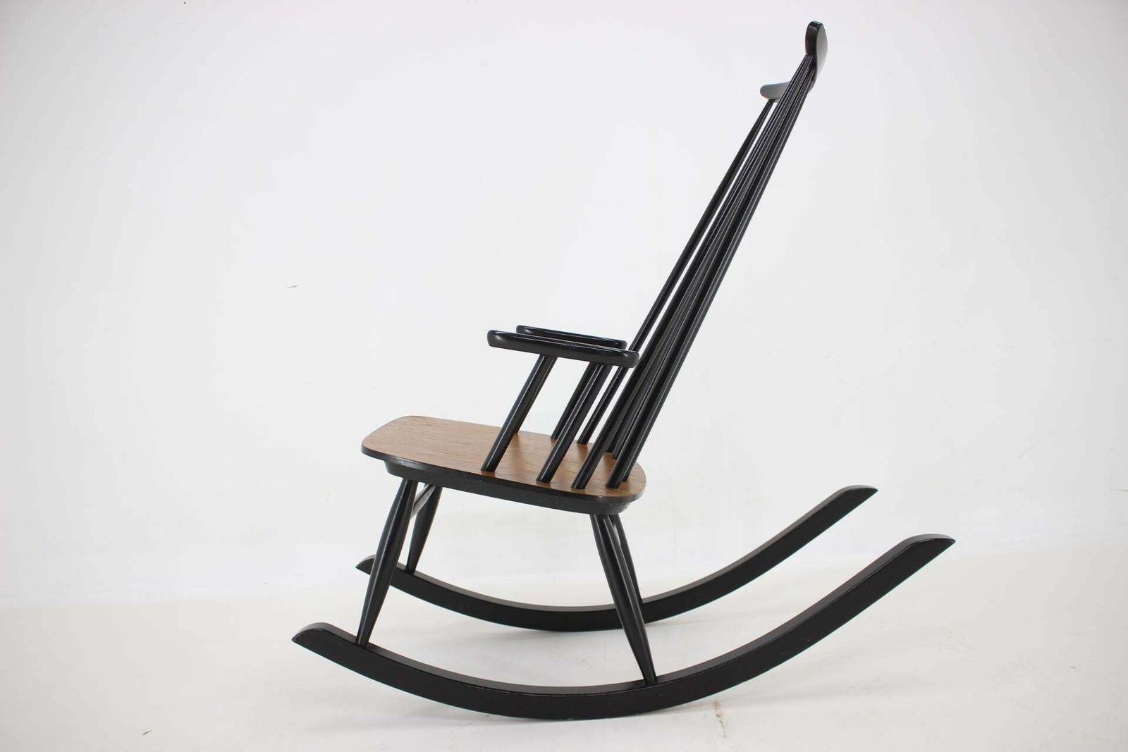 1960s Varjosen Puunjalostus Beech Rocking Chair Finland photo 823.0