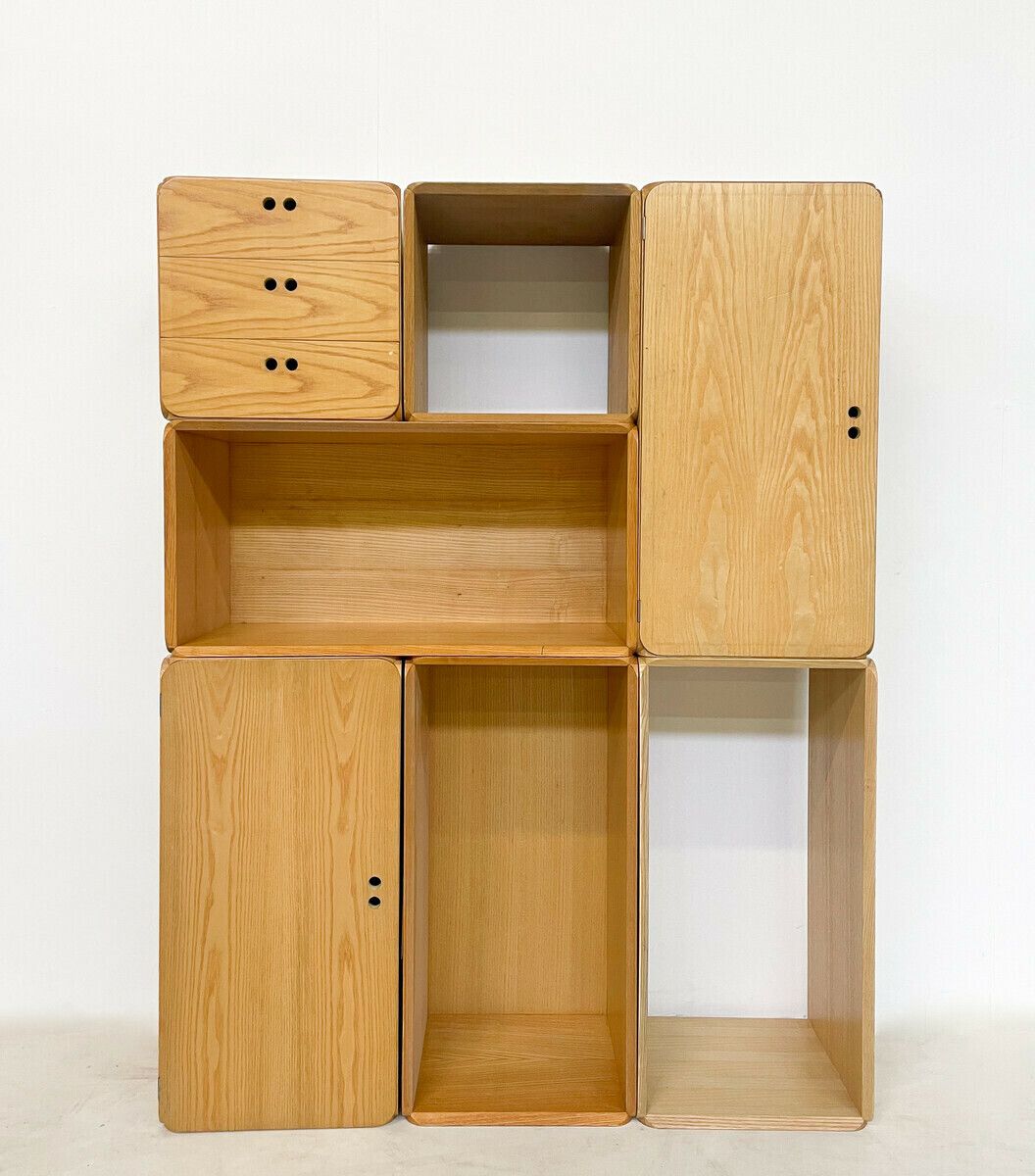 Set Of Modular Wooden Cubes By Derk Jan De Vries