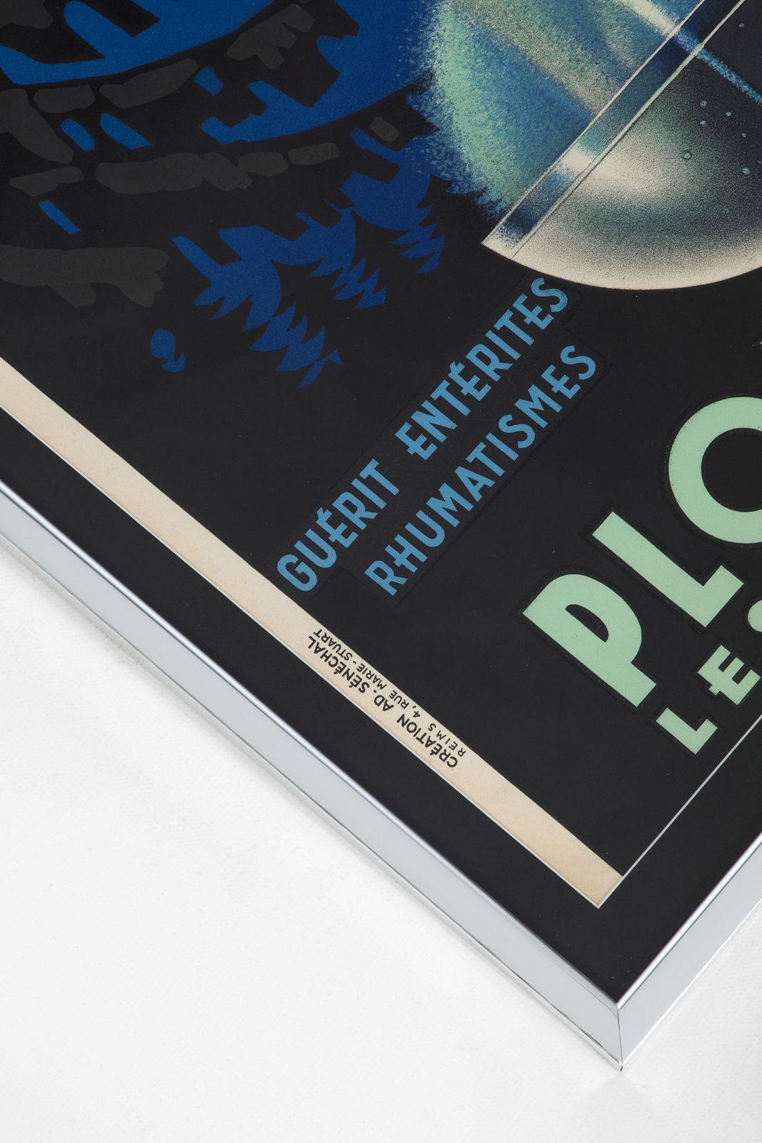 Plombieres Les Bains Vintage Poster photo furniture