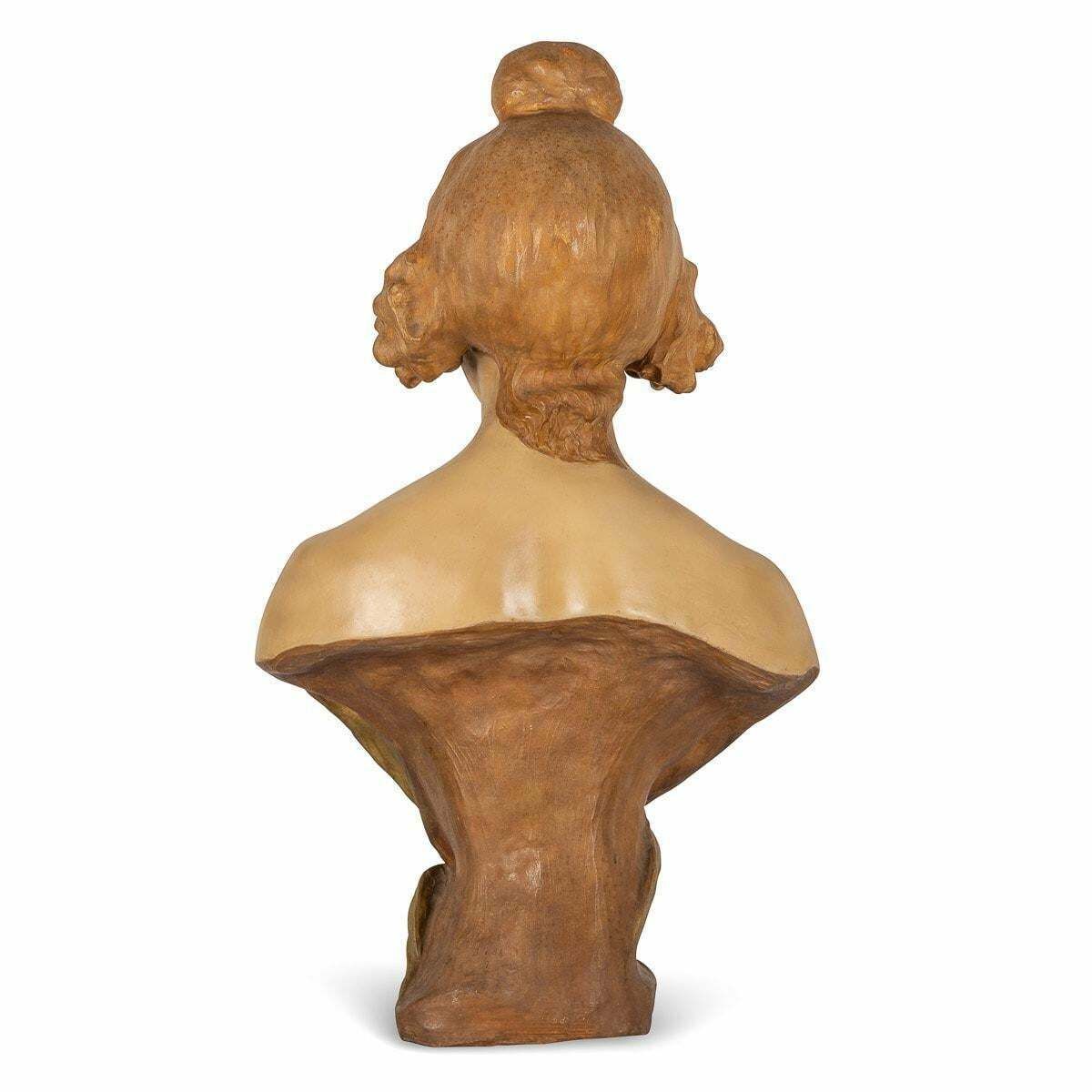 20th Century French Art Nouveau Terracotta Bust, A Gory, C.1900 photo for sale