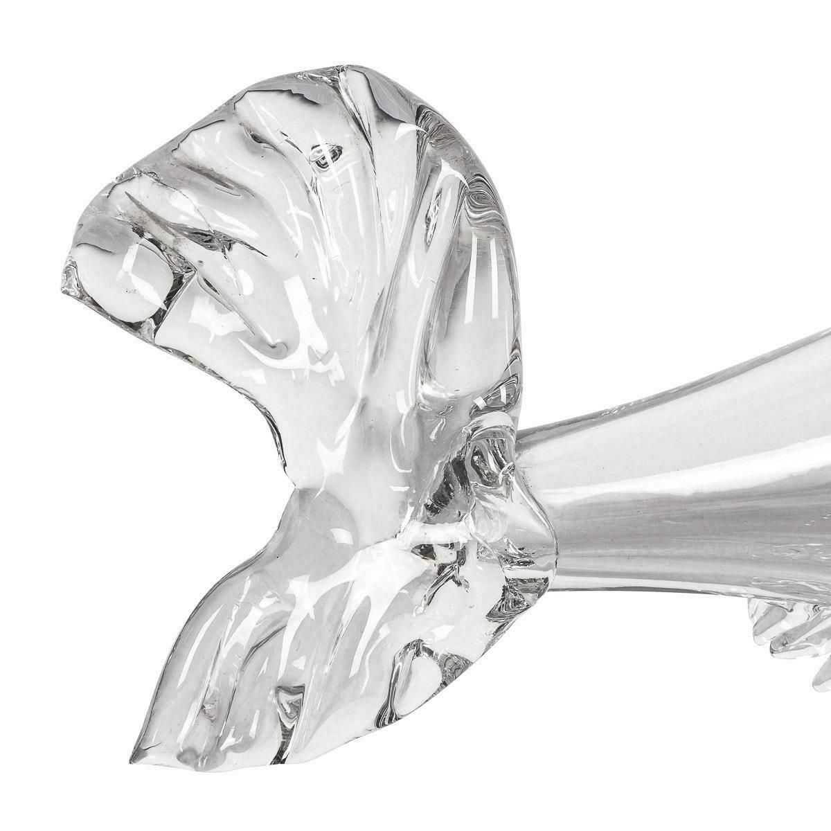 photo for sale 20th Century Saint Louis Crystal Fish By Jean Sala, (1895 1976)