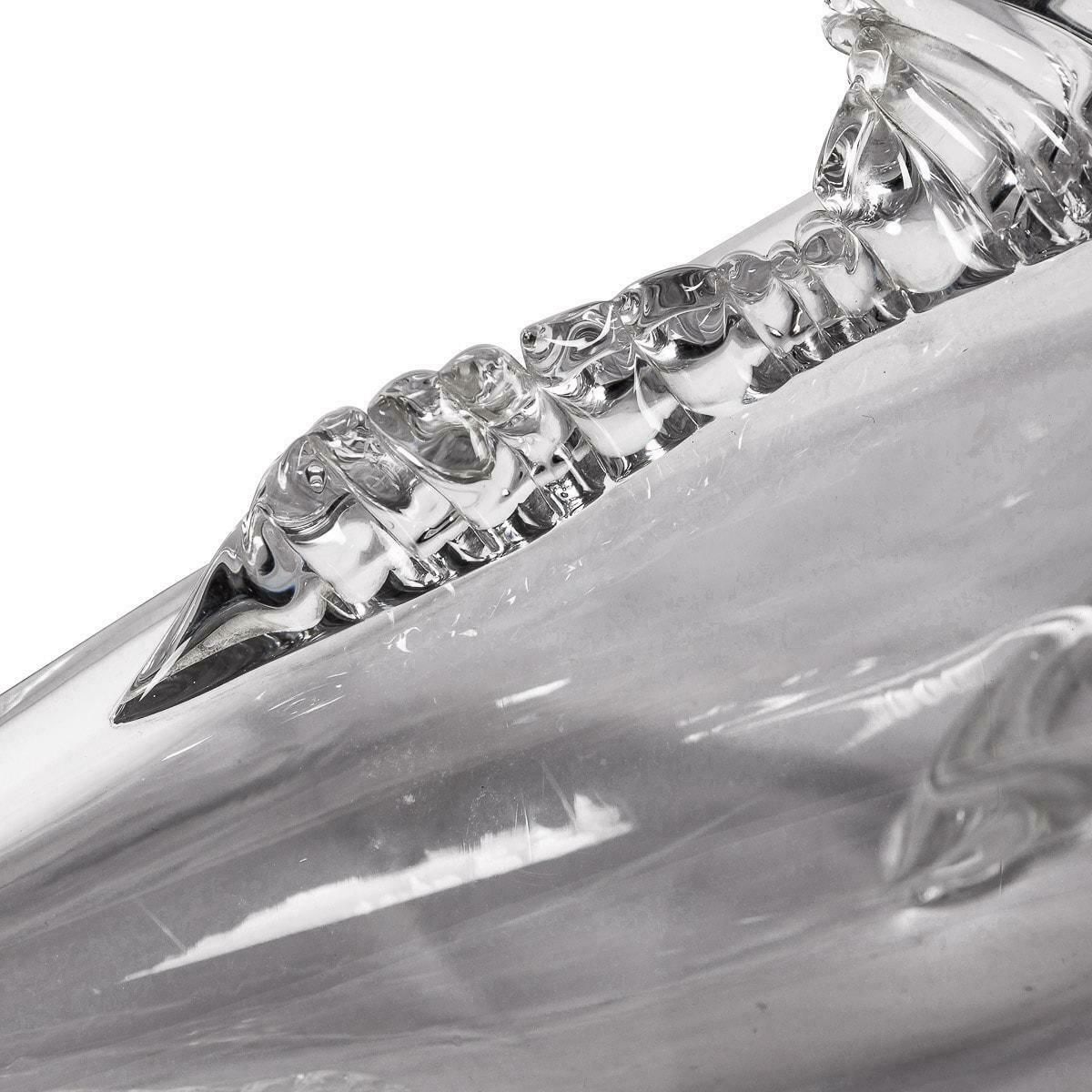 Art 20th Century Saint Louis Crystal Fish By Jean Sala, (1895 1976) photo