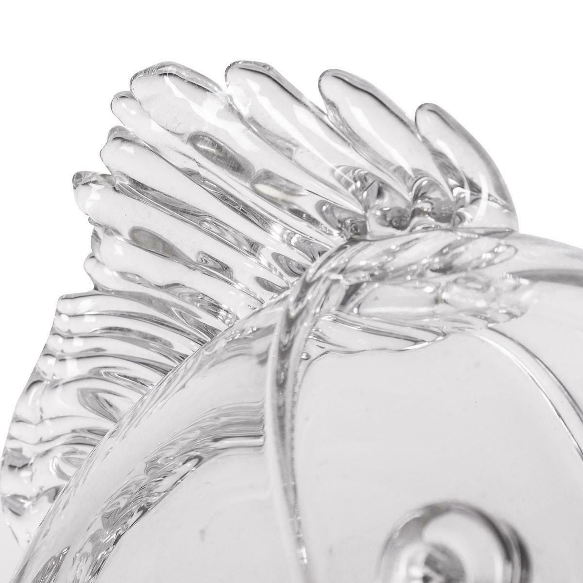 20th Century Saint Louis Crystal Fish By Jean Sala, (1895 1976) photo vintage