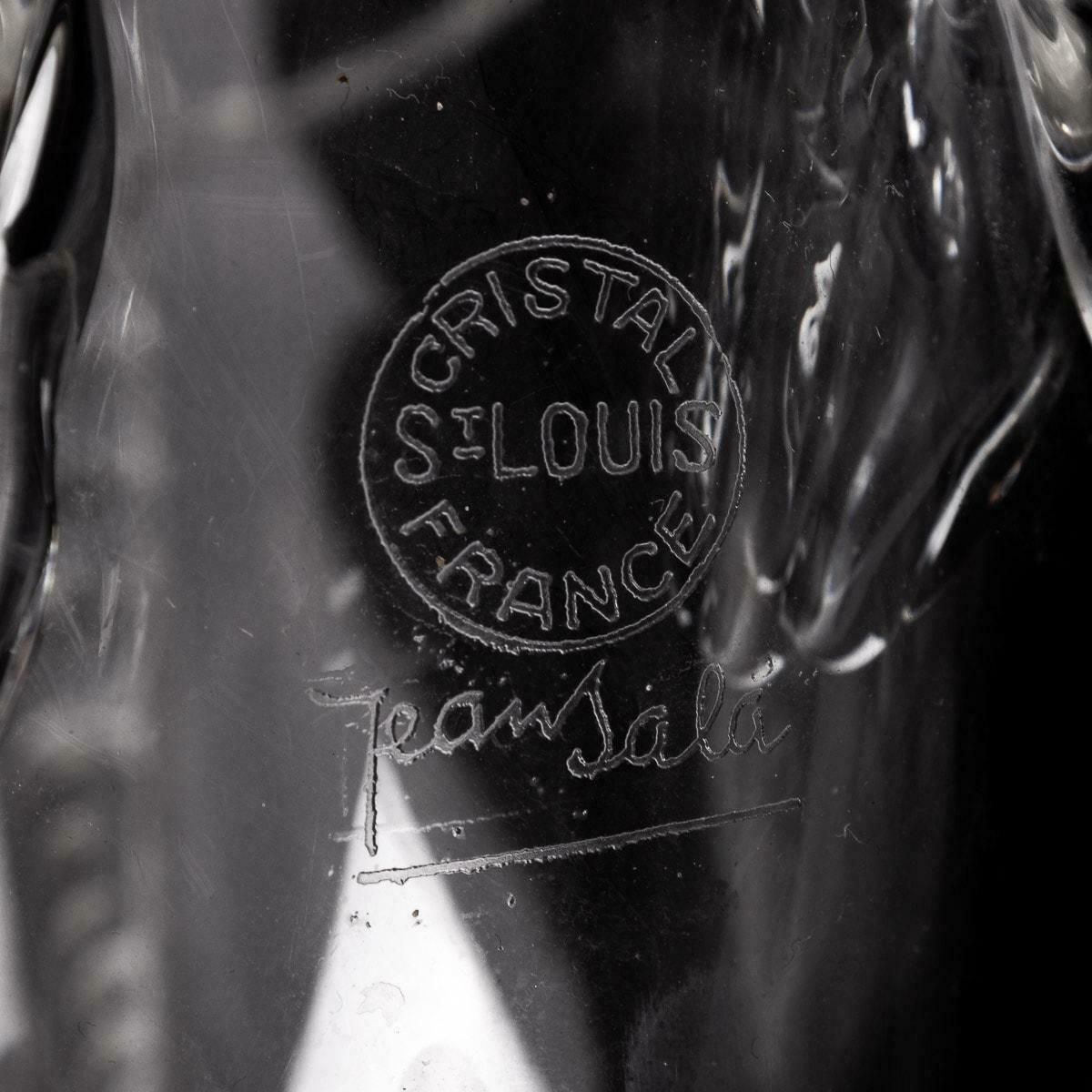 photo vinterior 20th Century Saint Louis Crystal Fish By Jean Sala, (1895 1976)