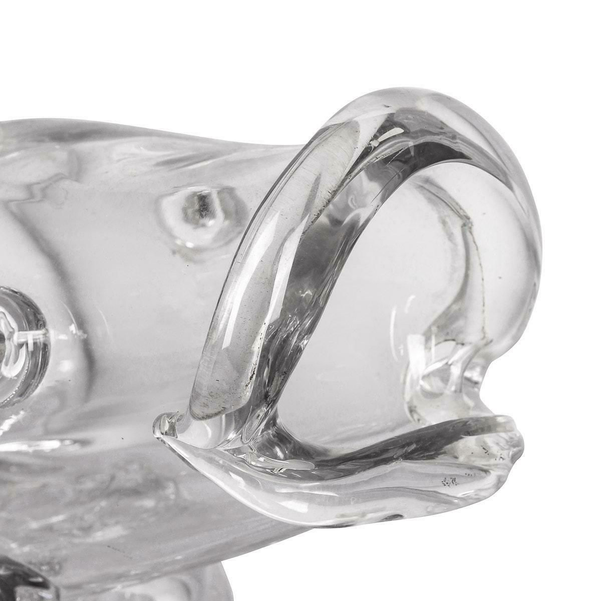 20th Century Saint Louis Crystal Fish By Jean Sala, (1895 1976) photo vinterior