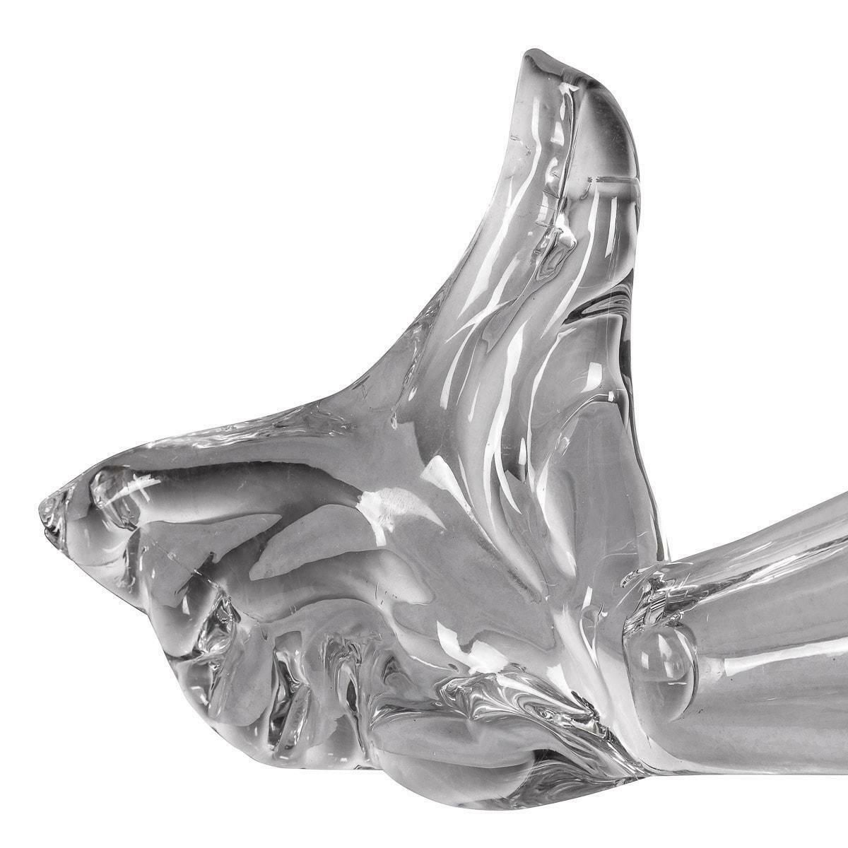 photo for sale 20th Century Saint Louis Crystal Fish By Jean Sala, (1895 1976)