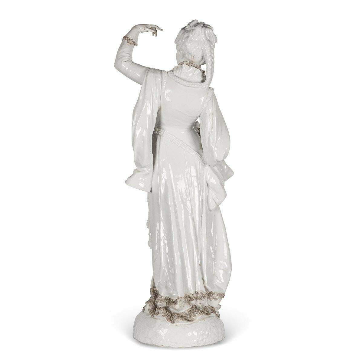 19th Century Capodimonte White Porcelain Figures, C.1890 photo Art