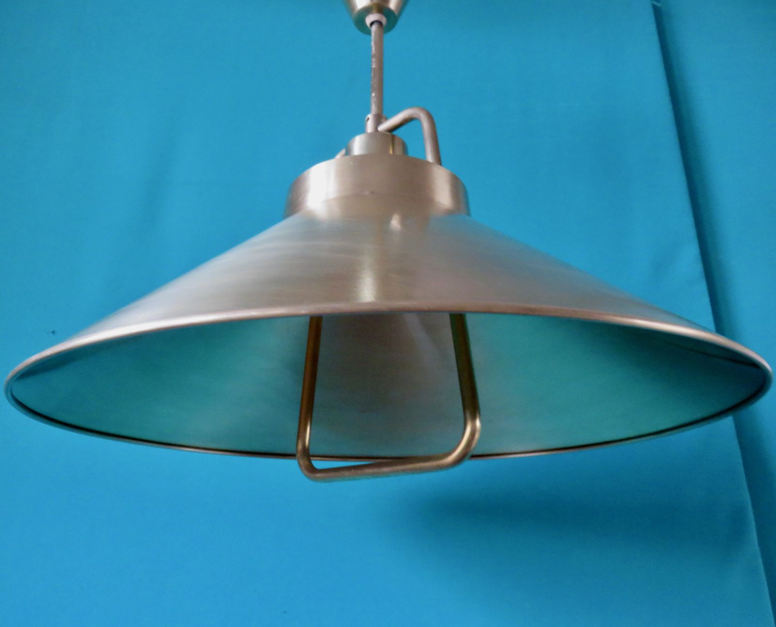 Brass Suspension By Frits Schlegel By Lyfa. Denmark 1967
