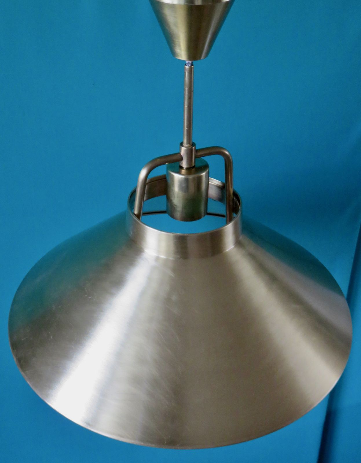 Brass Suspension By Frits Schlegel By Lyfa. Denmark 1967 photo for sale