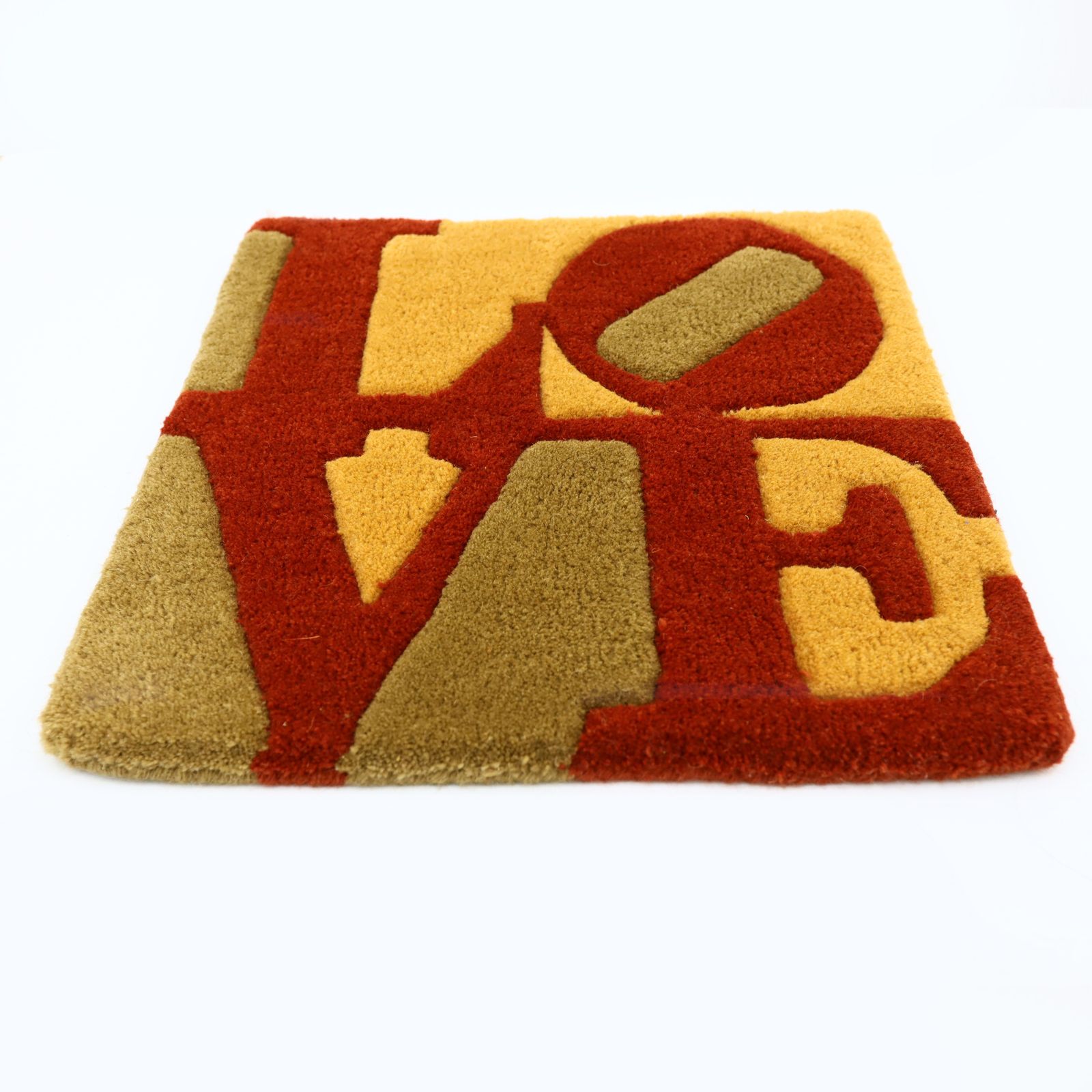 Robert Indiana Decorative Fall Love Art Rug photo furniture