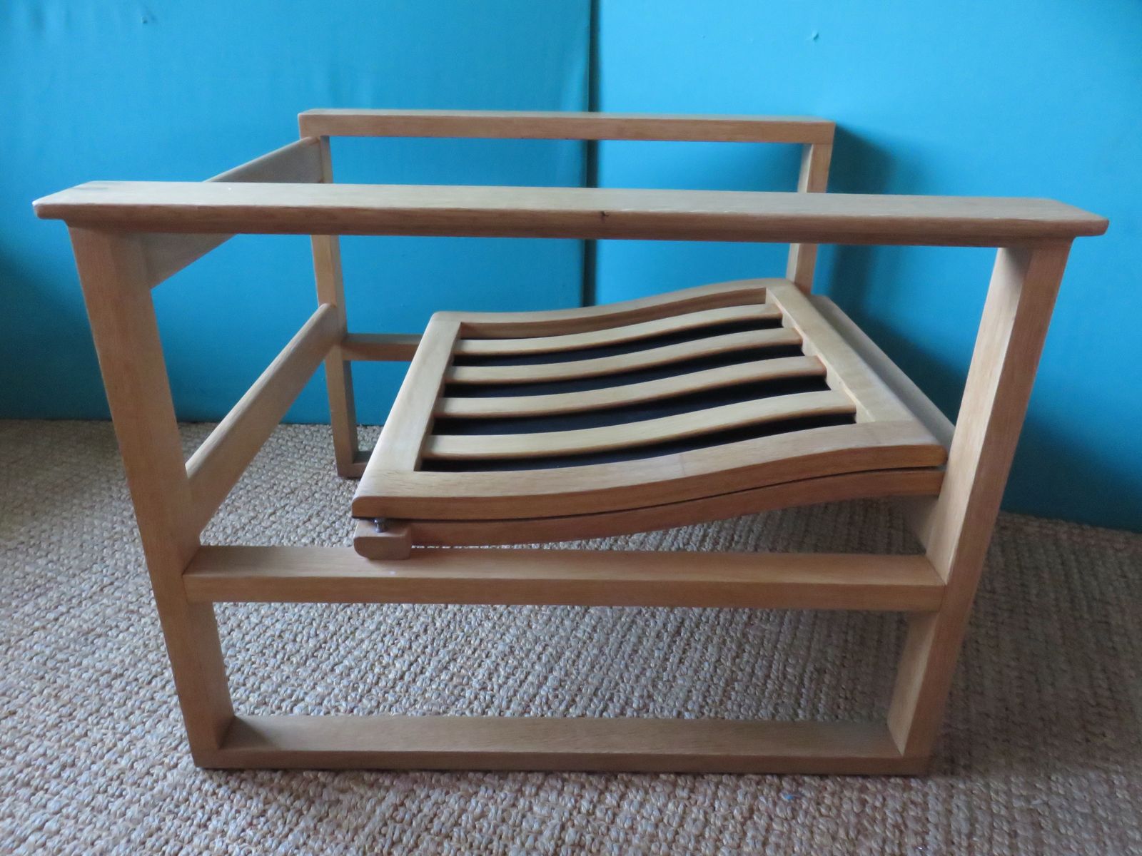 photo furniture Vintage Armchair In Light Oak By Borge Mogensen, Denmark 1965