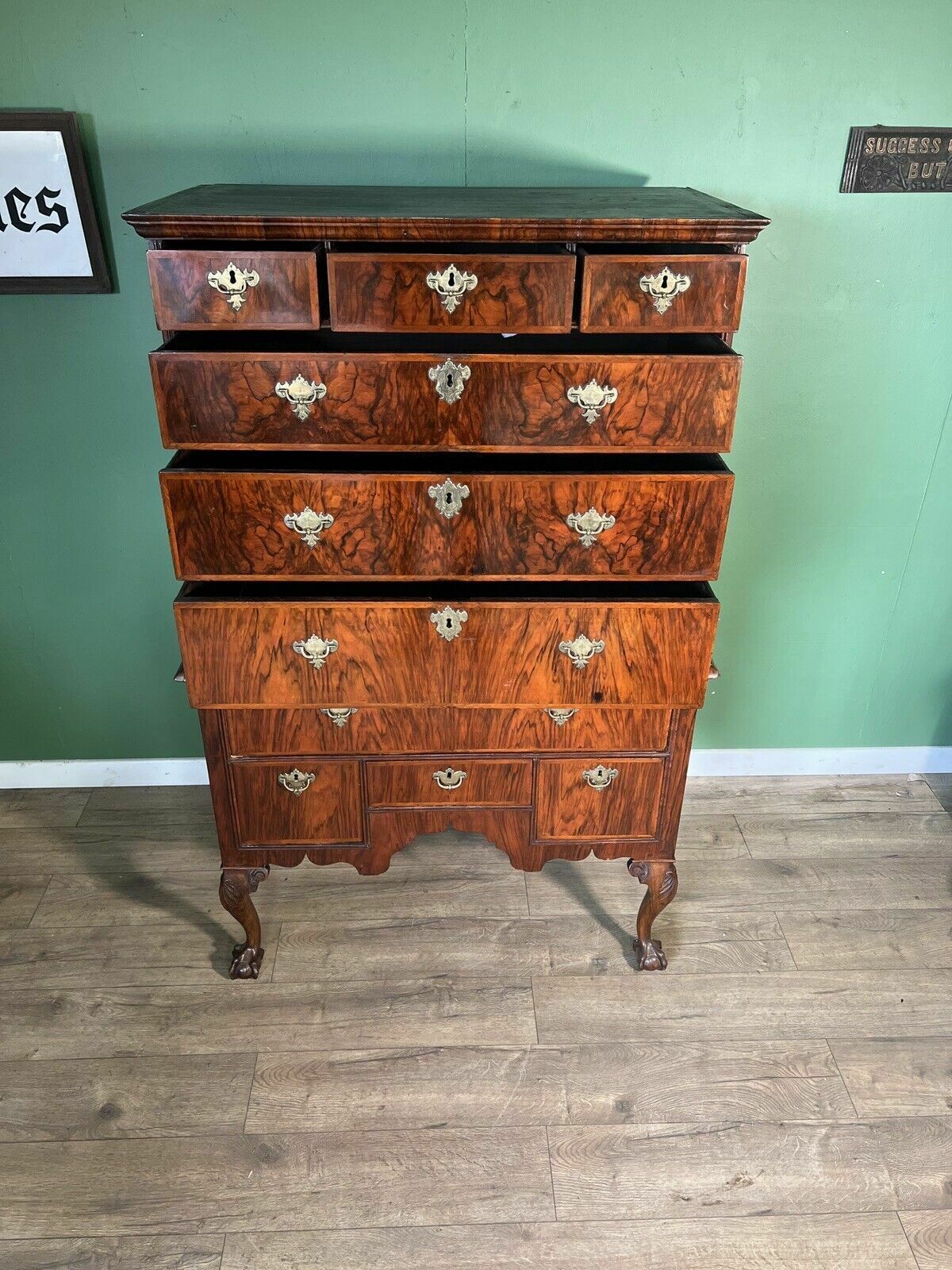 A Very Good 18th Century Walnut Chest On Stand photo 2650.0