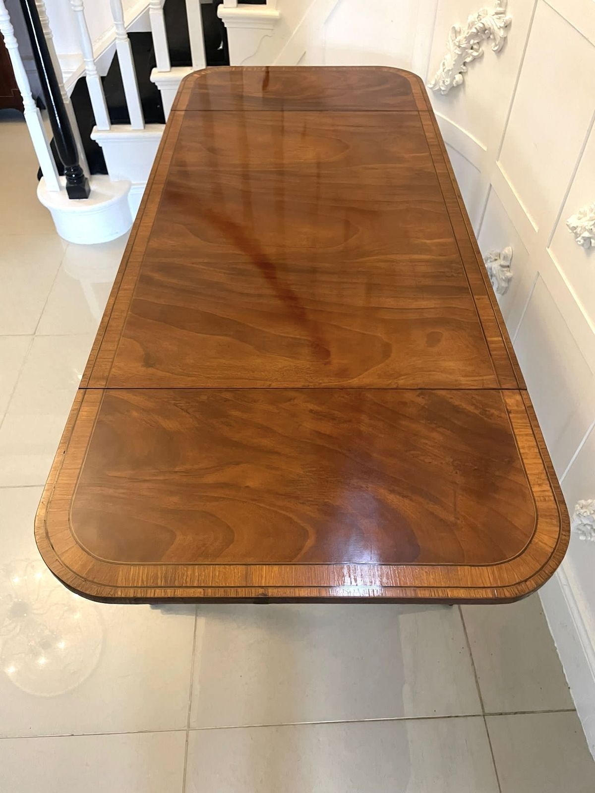 2995.0 Outstanding Antique Early 20th Century Freestanding Mahogany Table photo