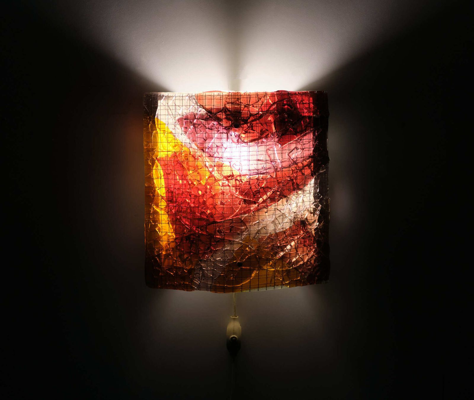 Art Glass Studio "Van Tetterode" In Amsterdam Wall Lamp, 1950s photo buy