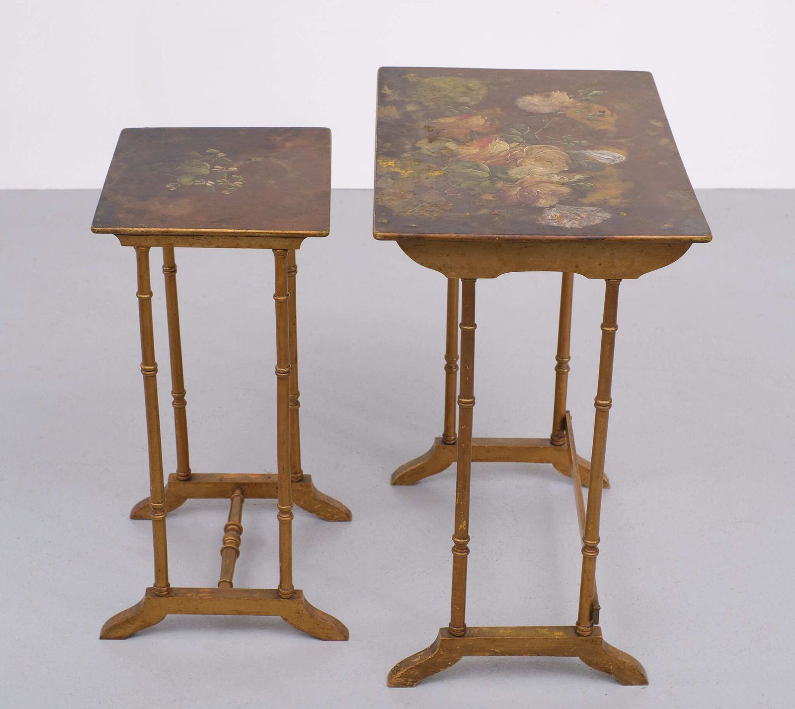 France Art Nouveau Side Tables Japonisme Style, 1925 photo Furniture
