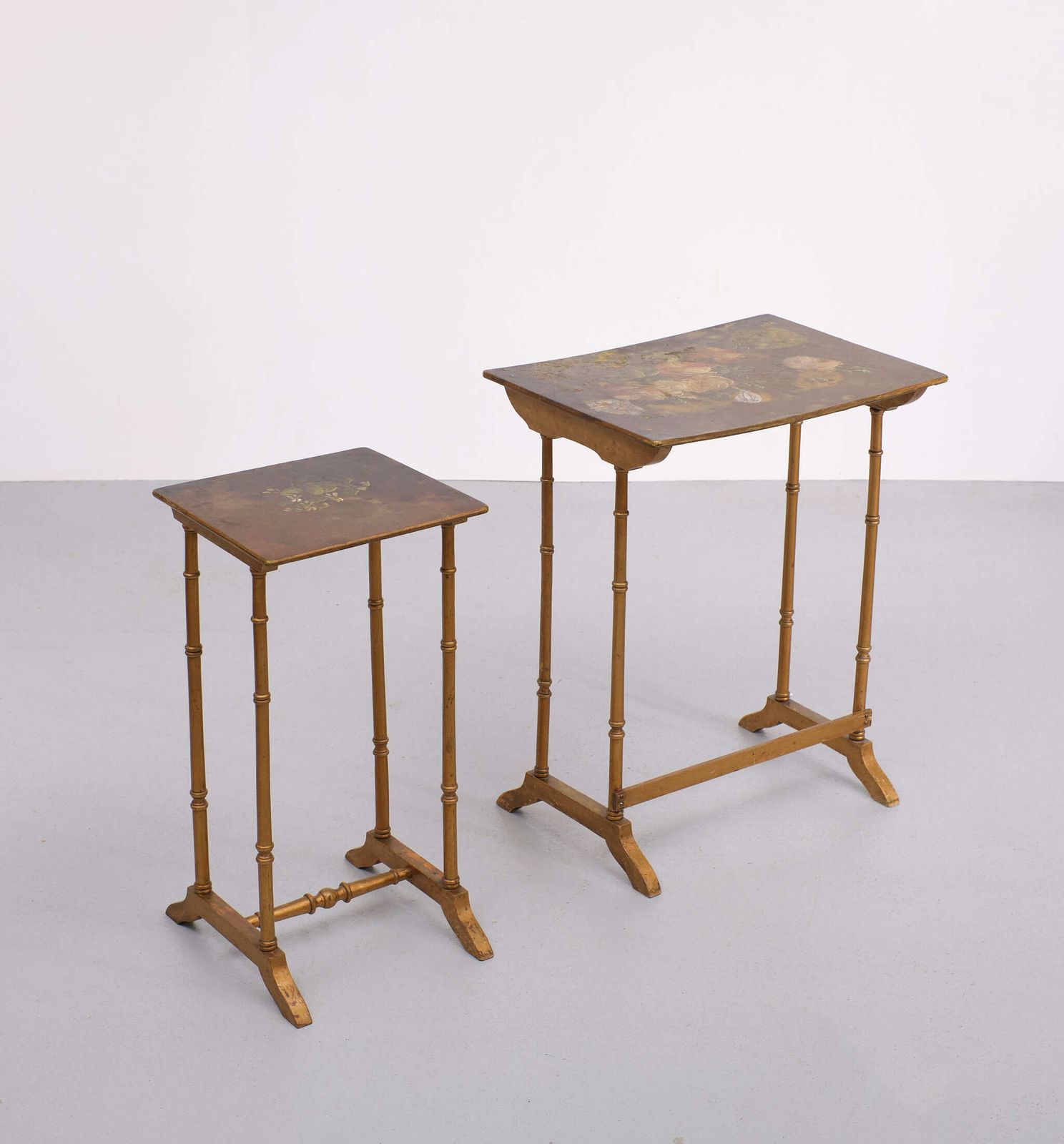 photo furniture France Art Nouveau Side Tables Japonisme Style, 1925