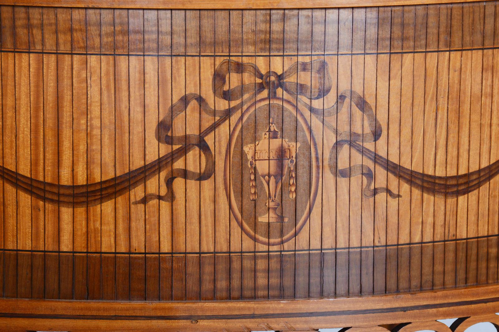 Restored Biedermeier Side Table, Walnut, Maple, Unique Marquetry, France, 1850s photo 3000.0