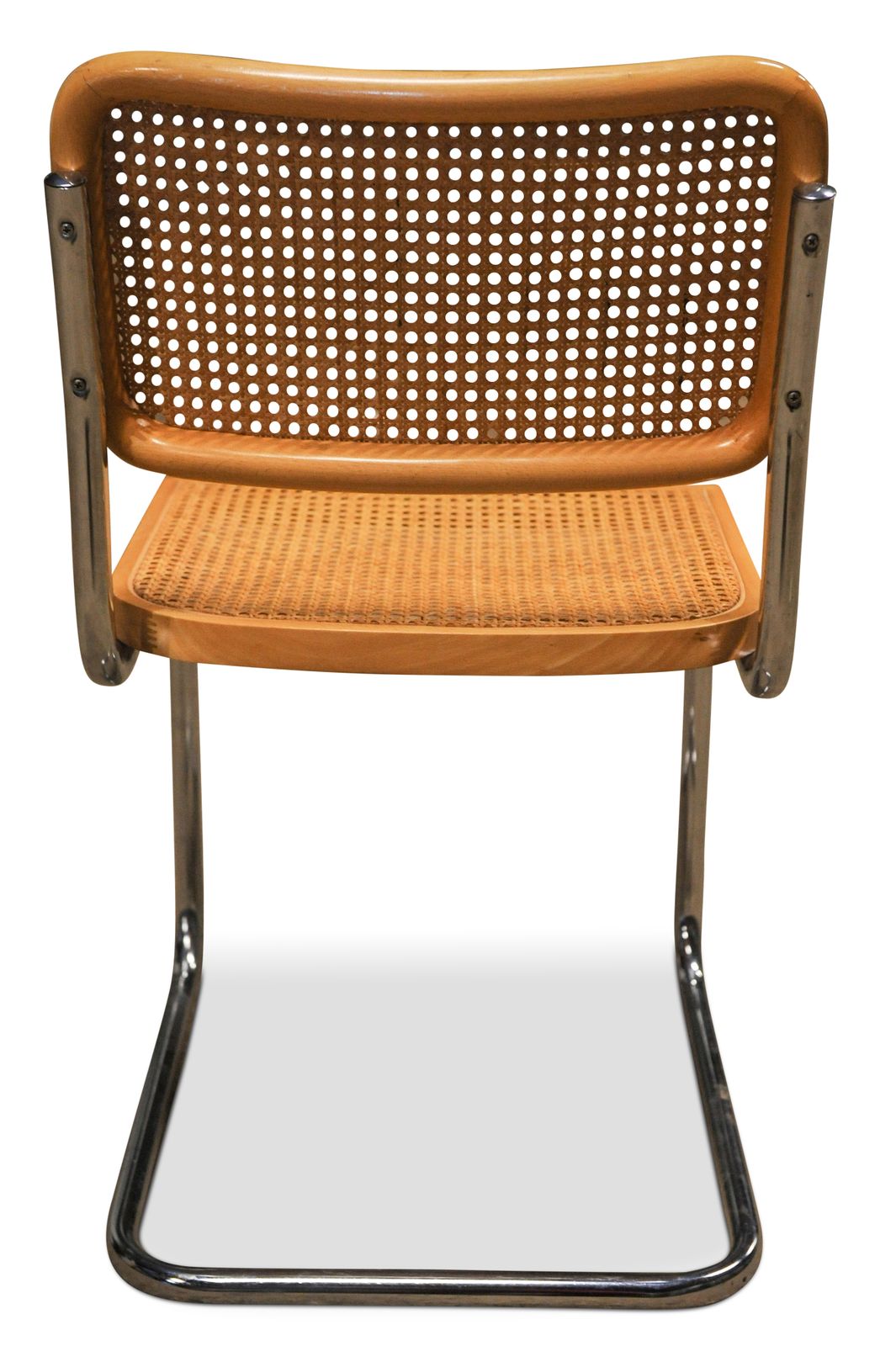 Cesca B 32 Blonde Wood Cantilever Chair With Weave Seat A Later Marcel Breuer Made In Italy Ol photo furniture