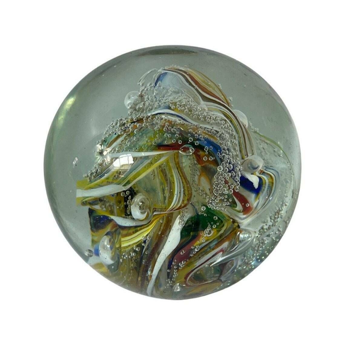Handmade Murano Paperweight Paperweight Floral Decor photo furniture