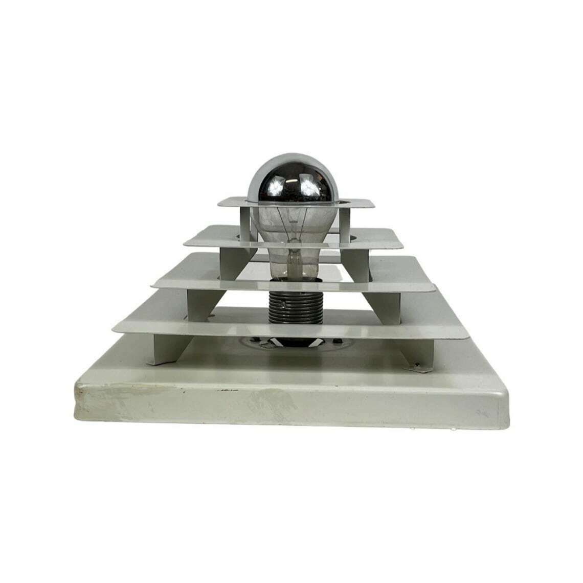 Hustadt Leuchten – Wand  Of Plafondlamp Met Spiegelende Lamp | Space Age | Pop Art | Duitsland, Ca. Jaren 1960 photo 273.0