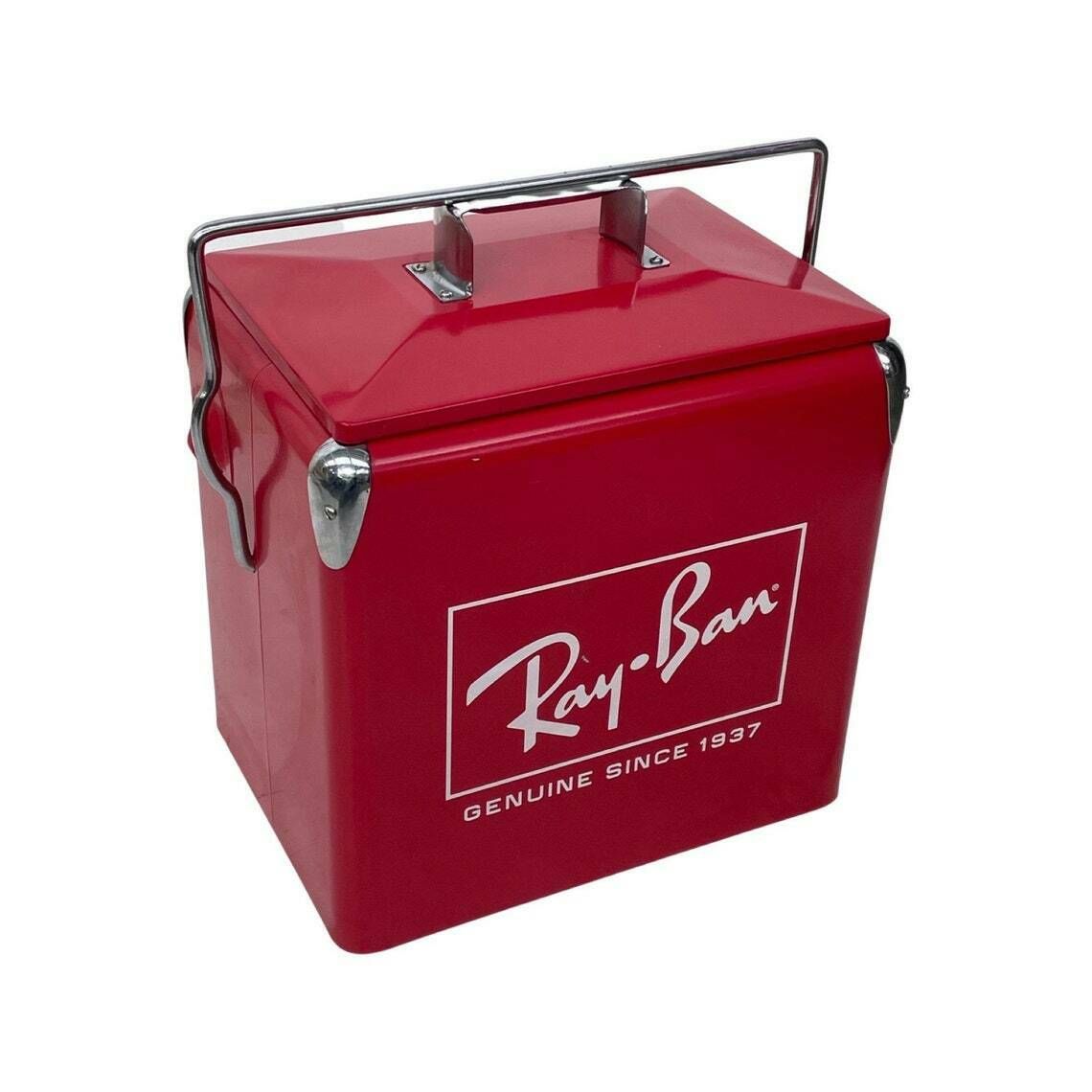 Ca. Jaren 1990 Ray Ban Promotionele Koelbox Met Ingebouwde Flessenopener