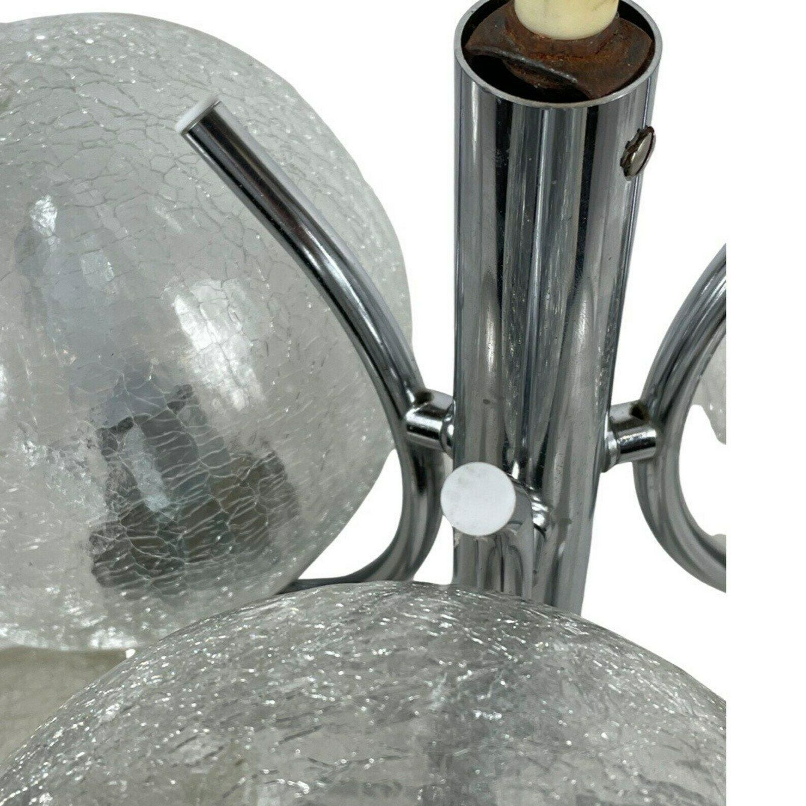 Richard Essig   Hanglamp   Model Sputnik   Inclusief Nieuwe Lampen   Space Age Design photo Verlichting