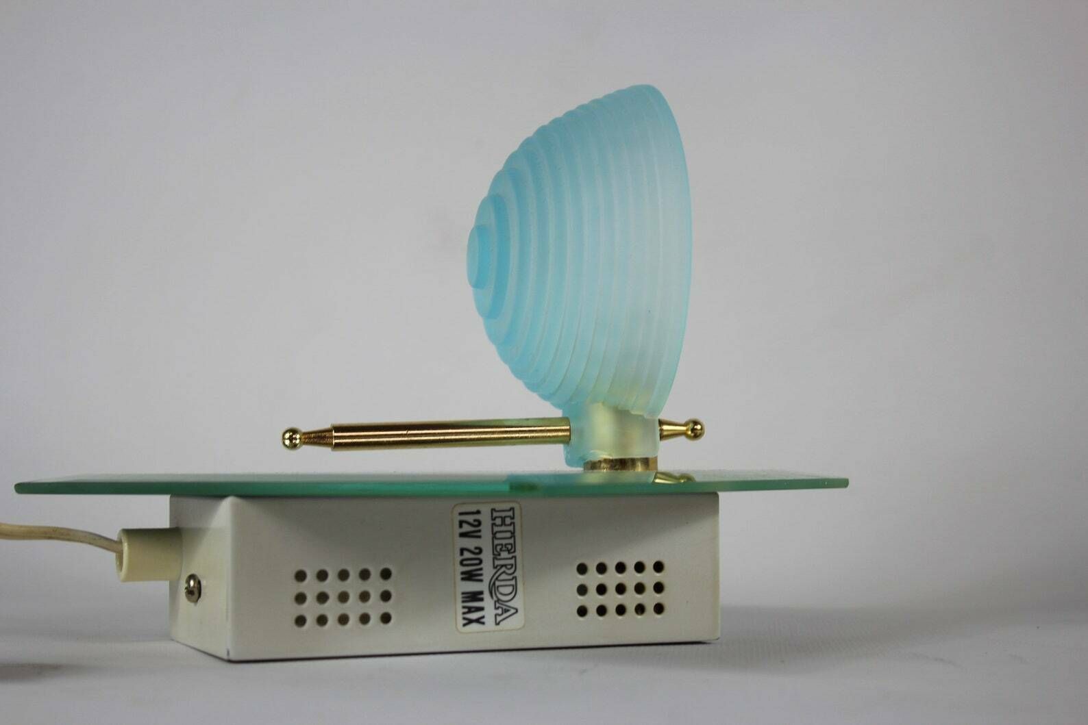 Messing & Spiegel   Herda   Hollywood Regency Stijl Lamp photo for sale