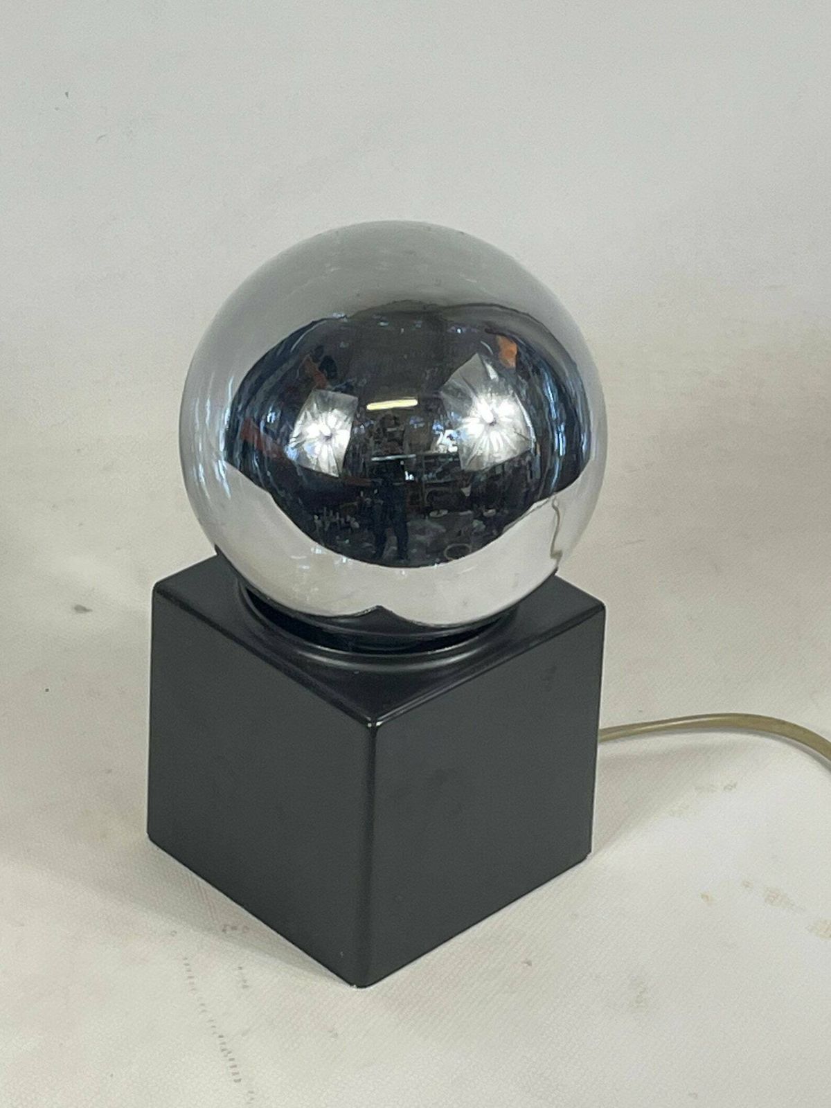 Phillips   Cube Lamp With Original Bulb (Silver) photo for sale