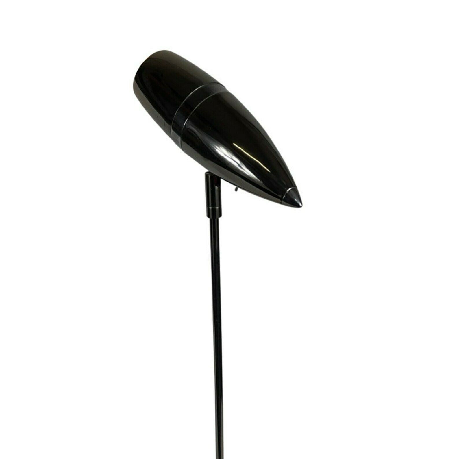 Chromed And Gun Metal Desk Lamp   1980’s   Fully Adjustable   Italian Made photo furniture