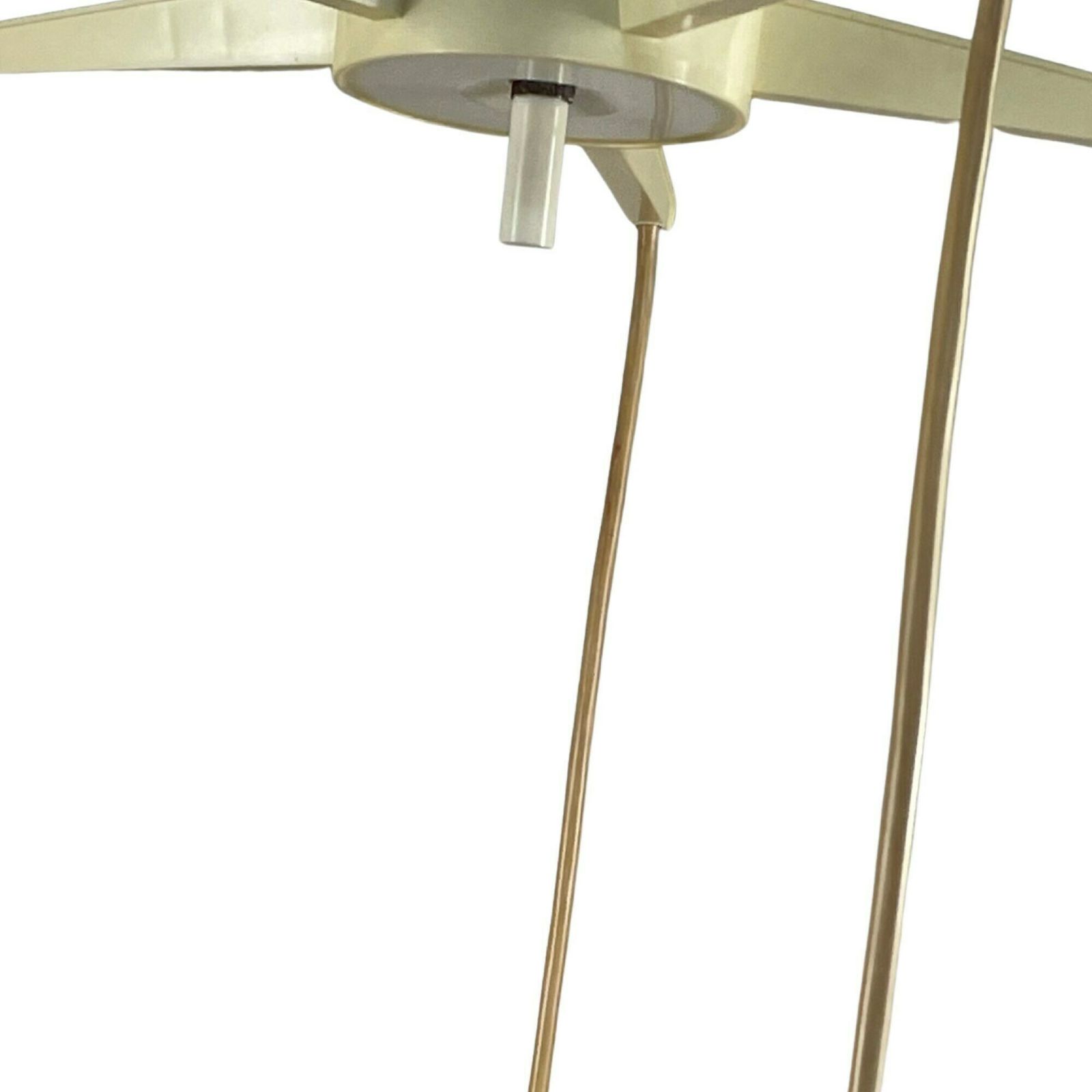 Honsel (Germany)   Chandelier With 5 Chromed Pendants   Including Ceiling Mount  Hanging Pendant   Seventies photo 408.0