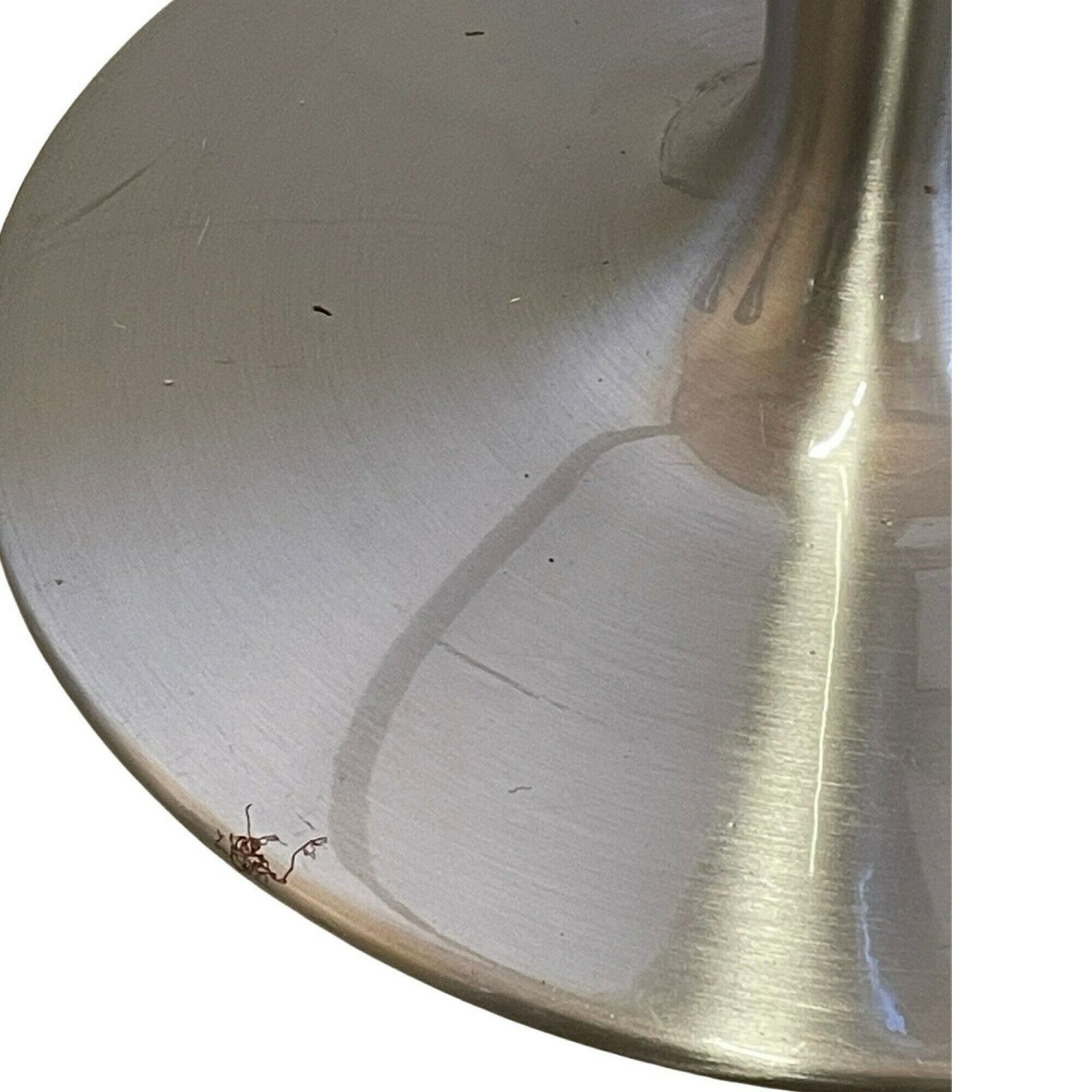 Leo Thafvelin   Johanson Design (Sweden)   Barkruk Van Roestvrij Staal Met Eitch Leren Zitting   Gemerkt Op De Zitting   Meerdere Exemplaren Beschikbaar photo buy