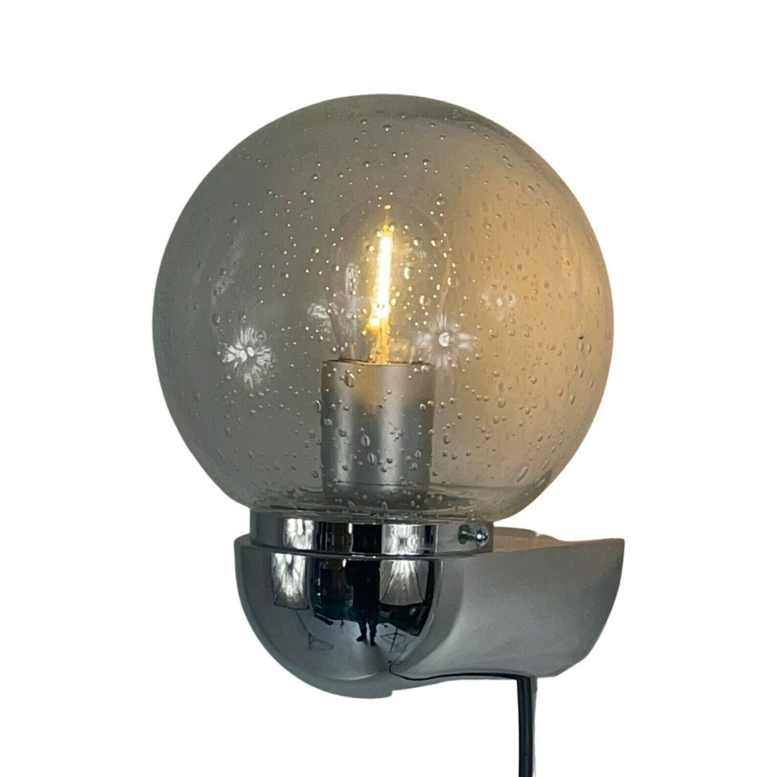 Glashutte Limburg   Chromed Wall Sconce With Glass Top photo 191.0