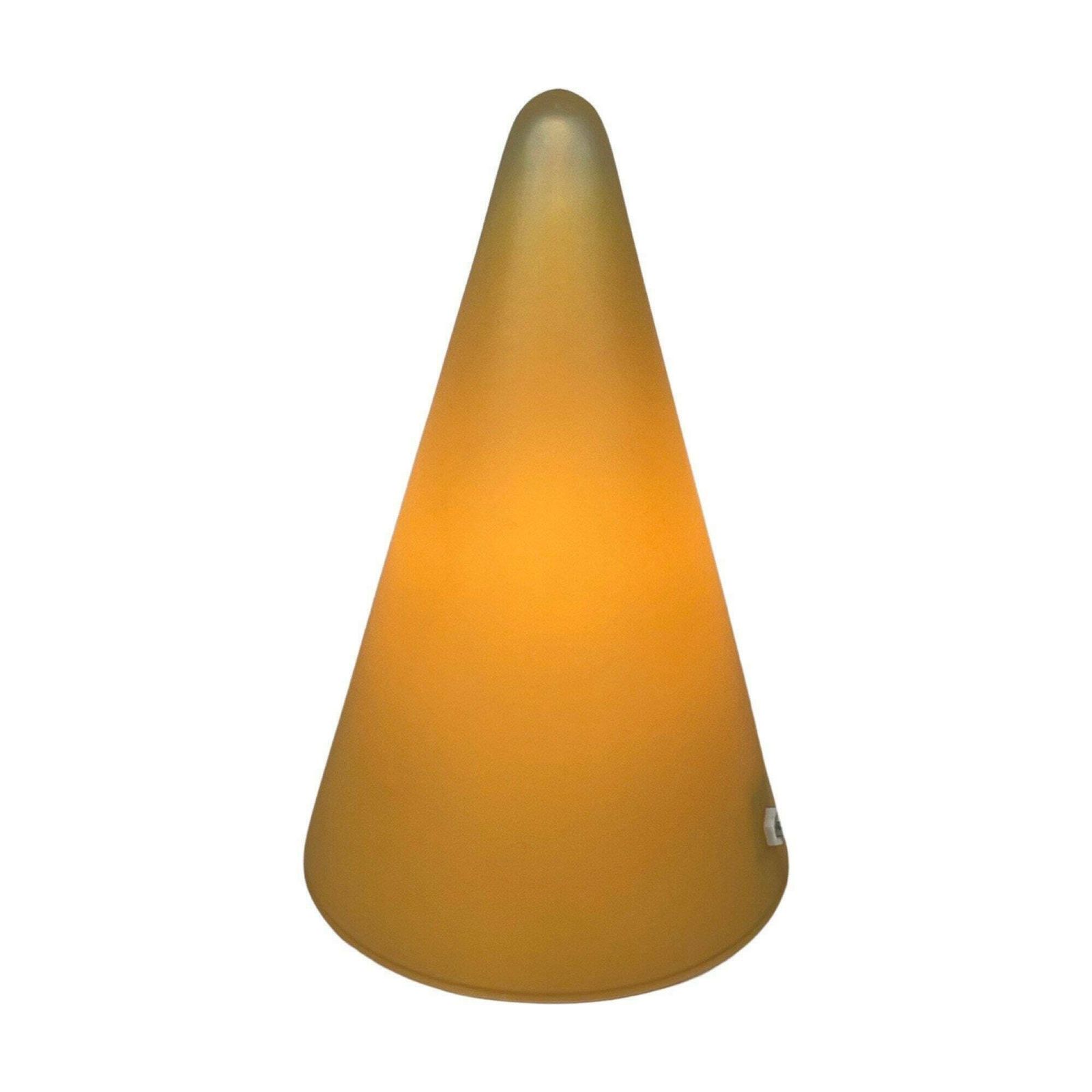 Sce France   Teepee Lamp   Glass Cone   Mustar Yellow, In Great Condition, Large Model (27cm)