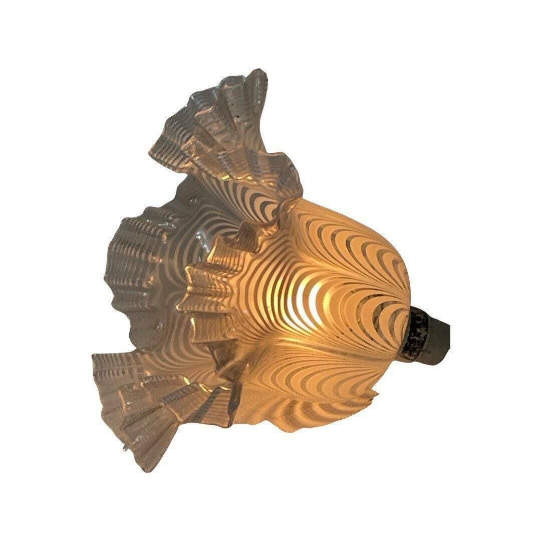 Murano Italiaans Wervelend Rok /Zakdoekvormige Hanglamp – Glas photo furniture