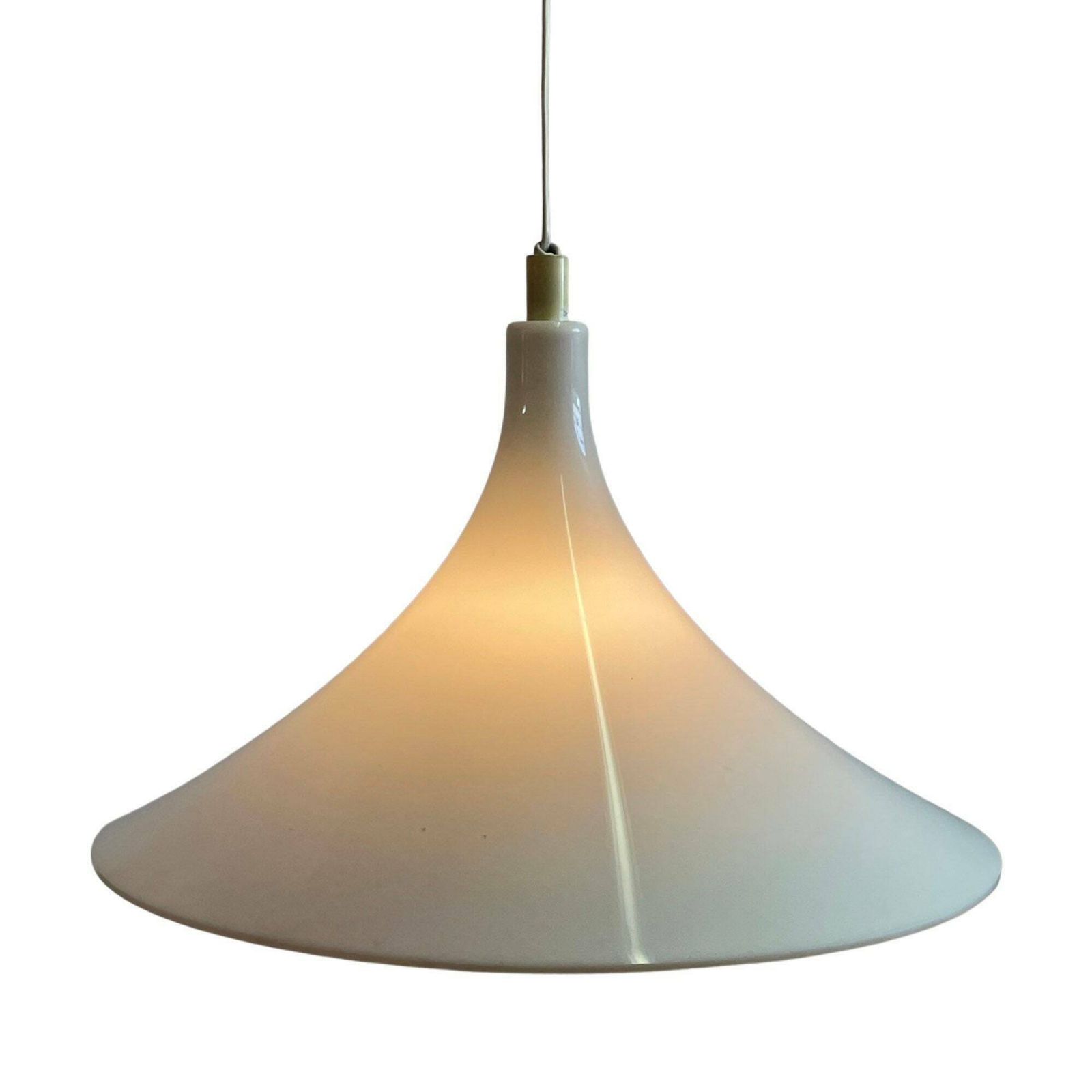 Harco Loor Design   Trumpetvormige Hanglamp   Wit Kunststof