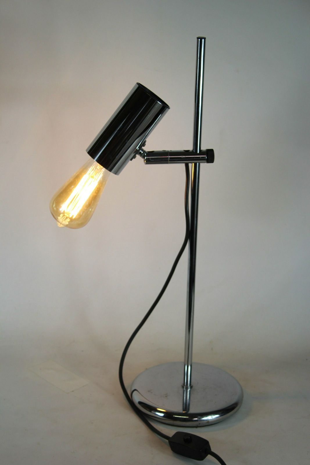 Chromen Bureaulamp | Ca. Jaren 1980 | Volledig Verstelbaar photo 164.0