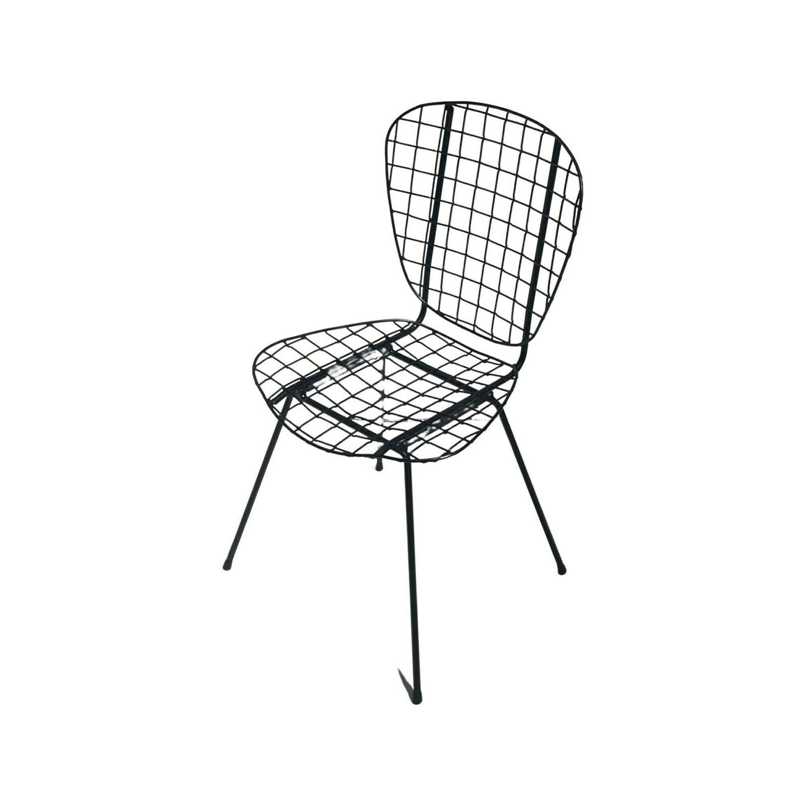 Vintage Wire Chair   In/Outdoor Usage   Maker Unknown, Made In Holland   Great Condition