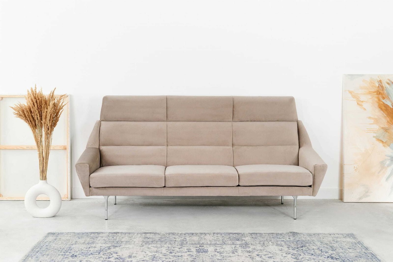 Sofa Mandal Beige, Scandinavian Design photo furniture