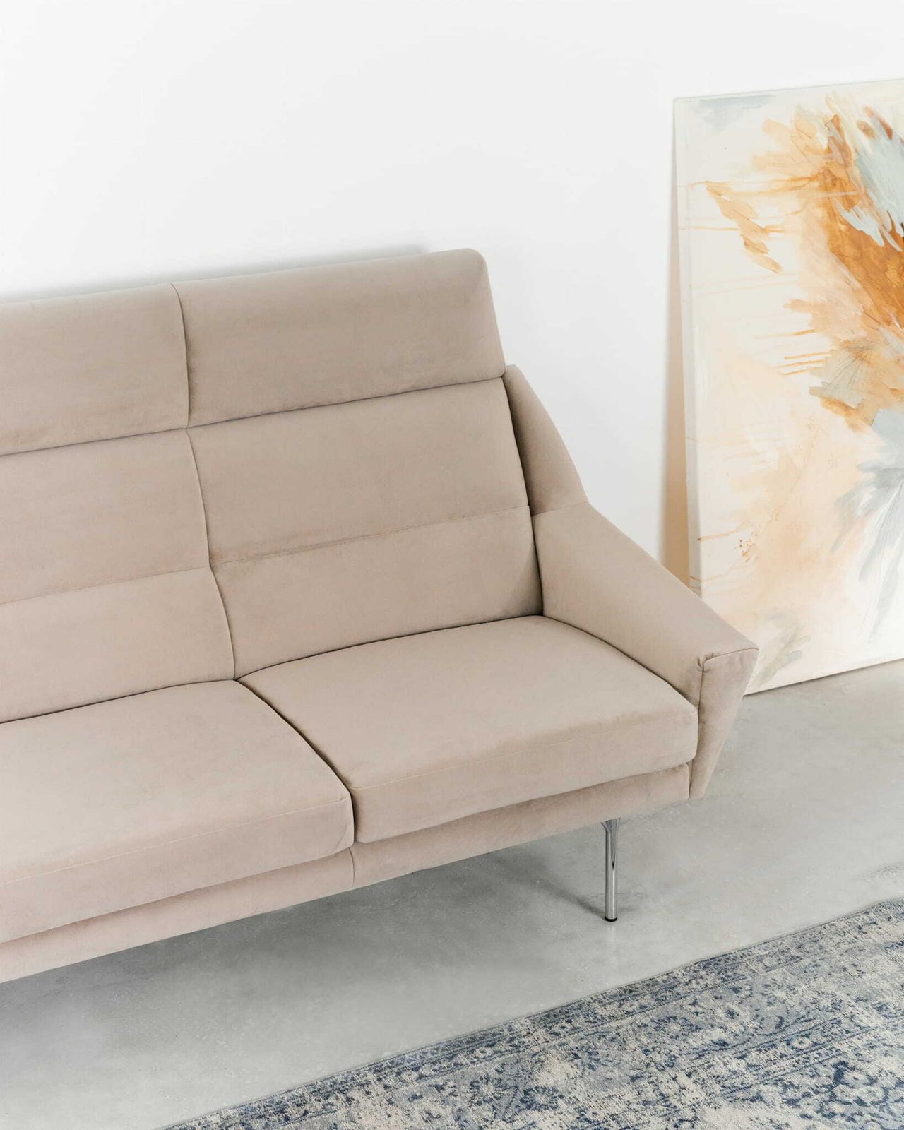 Sofa Mandal Beige, Scandinavian Design photo Furniture