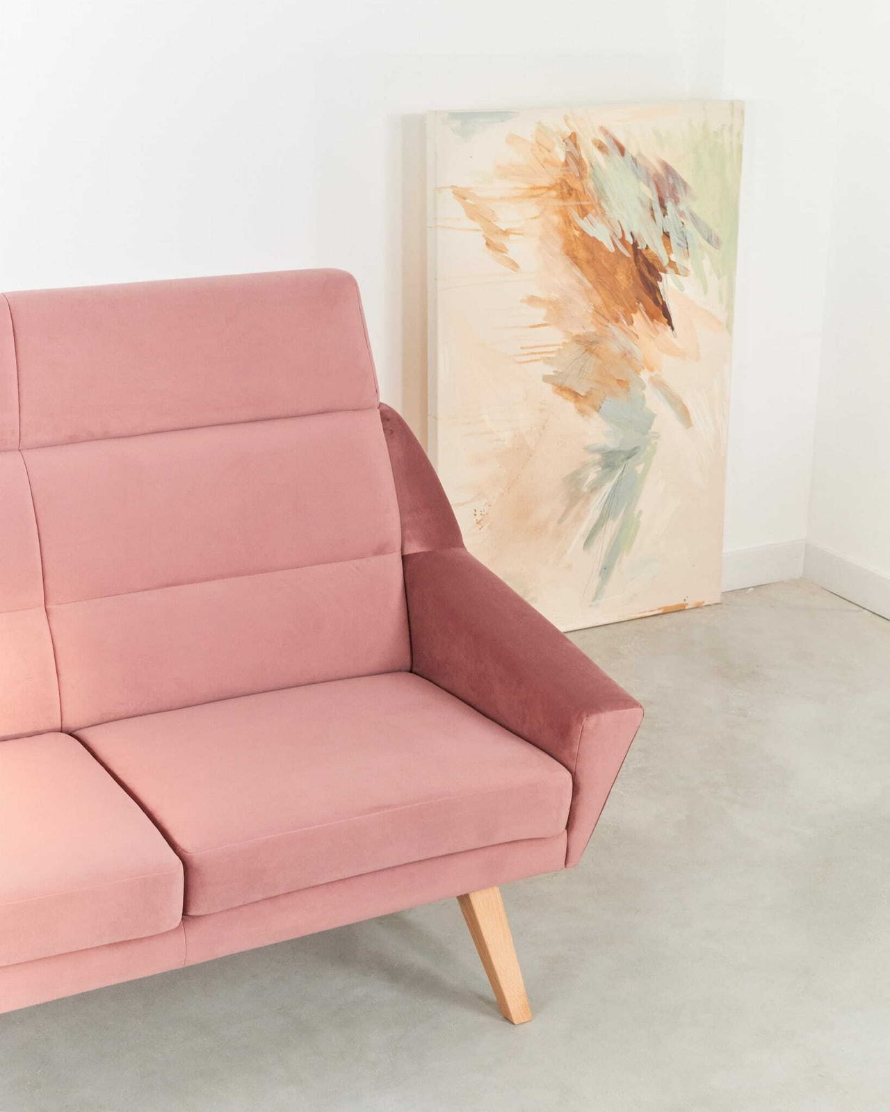 Sofa Mandal Pink, Scandinavian Design photo Furniture