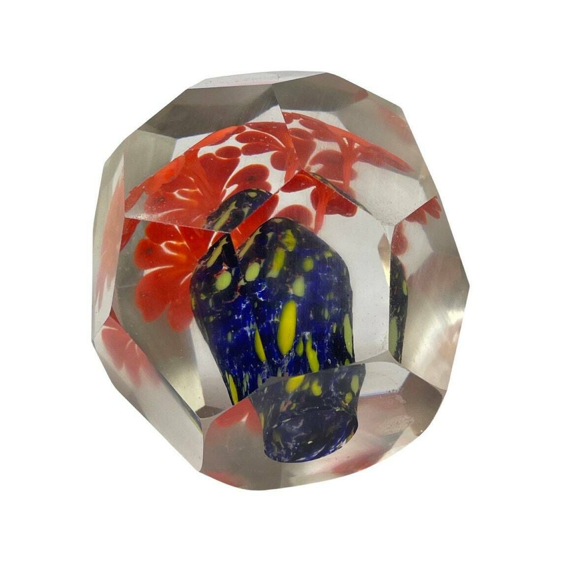Handmade   Facet Cut   Presse Papier / Paperweight  Floral Decor photo Home Decor