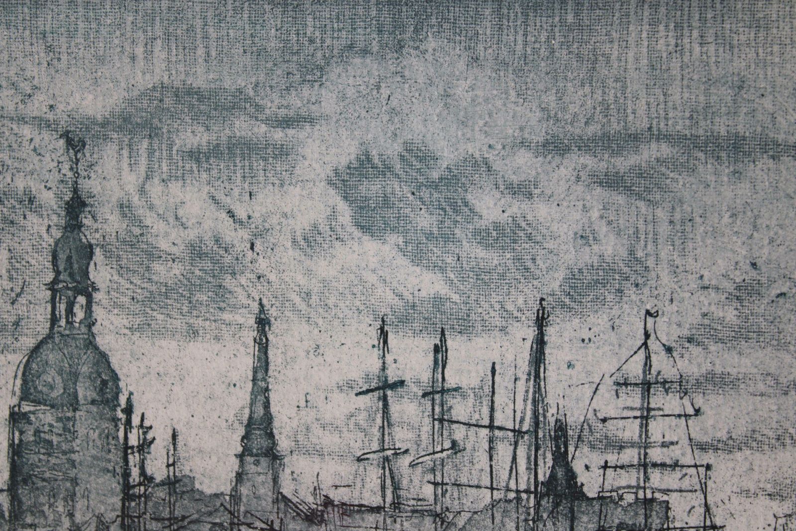 Jekaterina Gryazeva Holiday In Old Town 11/30, Paper, Etching, Soft Varnish photo furniture