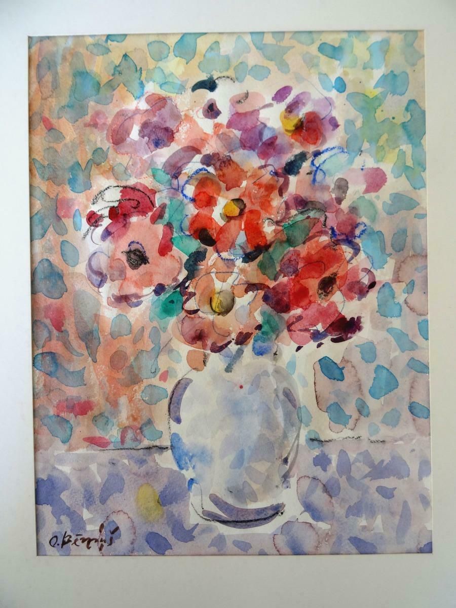 Flowers Paper Watercolour 1994 photo furniture