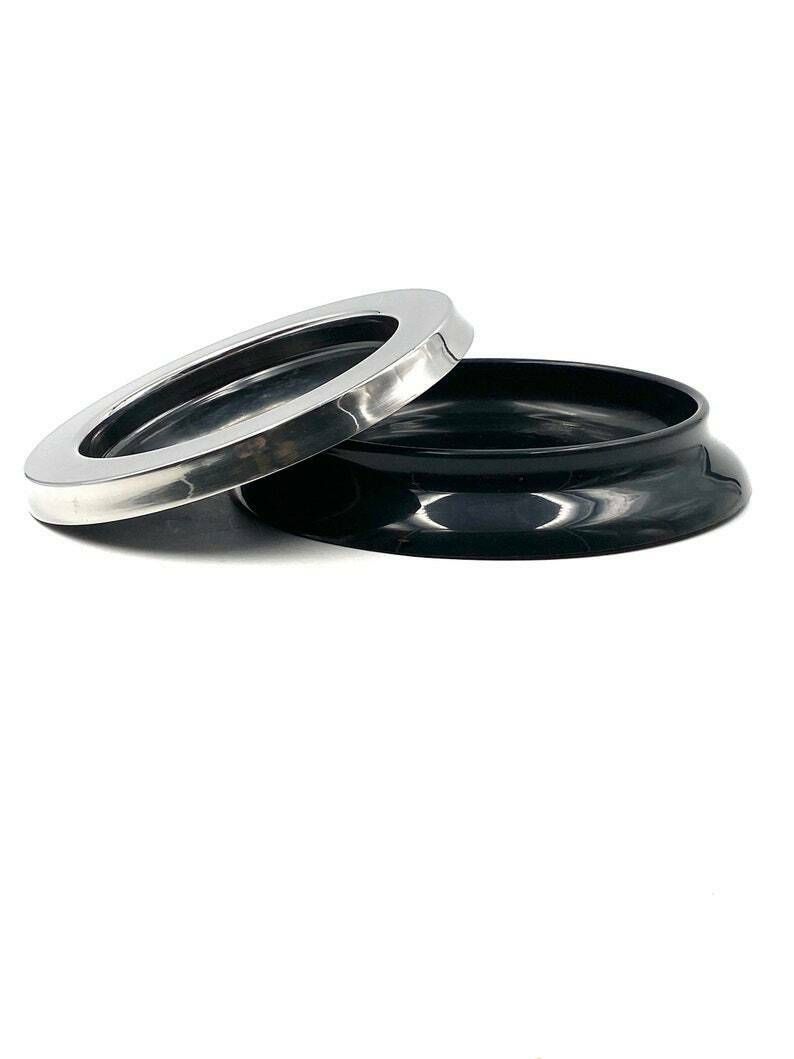 Sergio Asti, Mod.4635 Black Ashtray / Catchall, Kartell Italy 1967 photo for sale